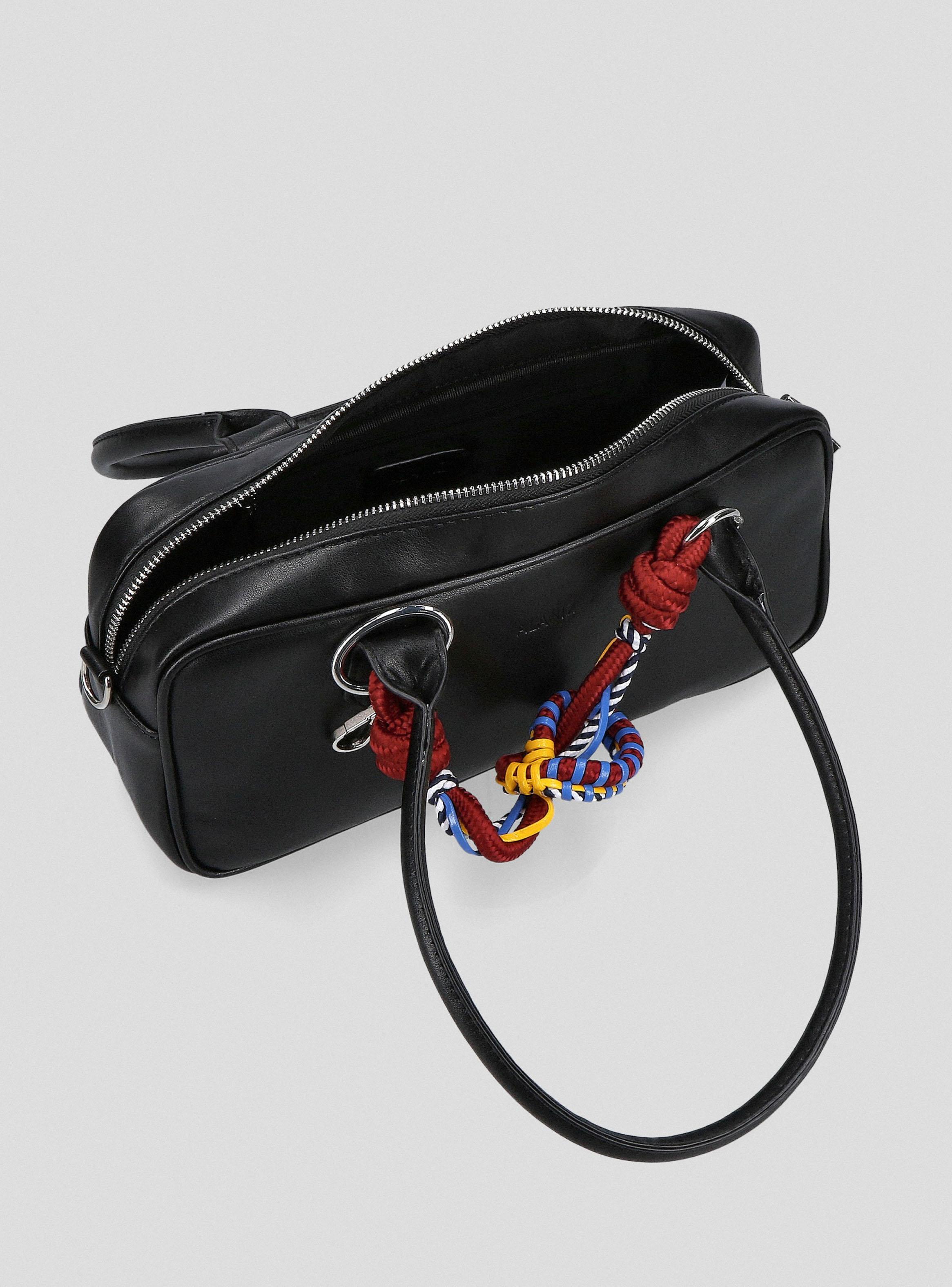 Cartera Tipo Bowling con Cuerdas de Color-3