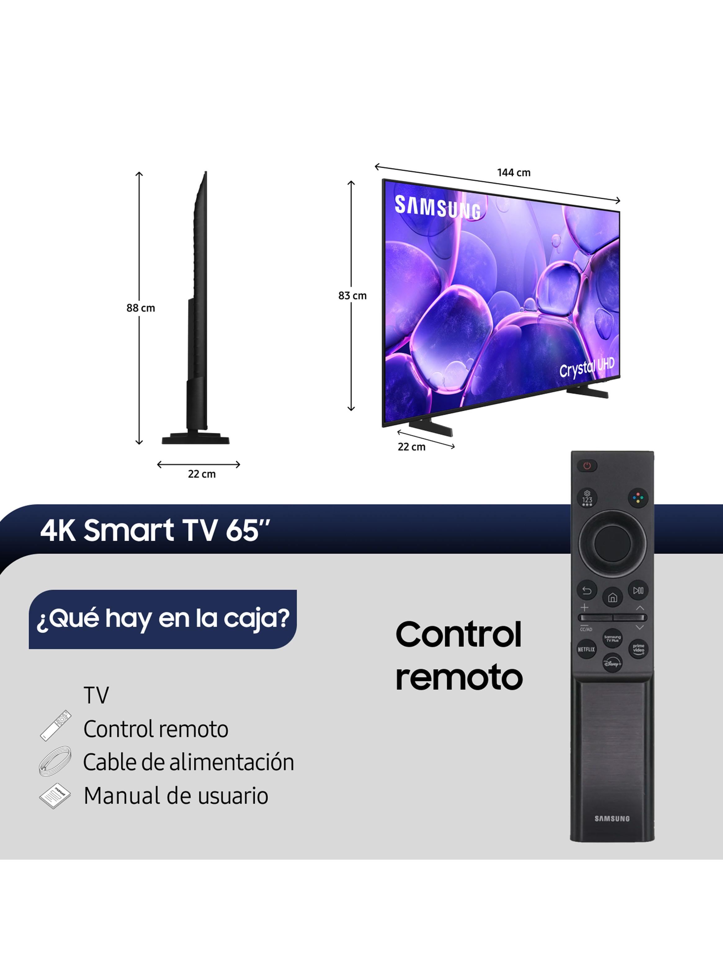 LED Smart TV 65" Crystal UHD 4K 2025 U8000F-1
