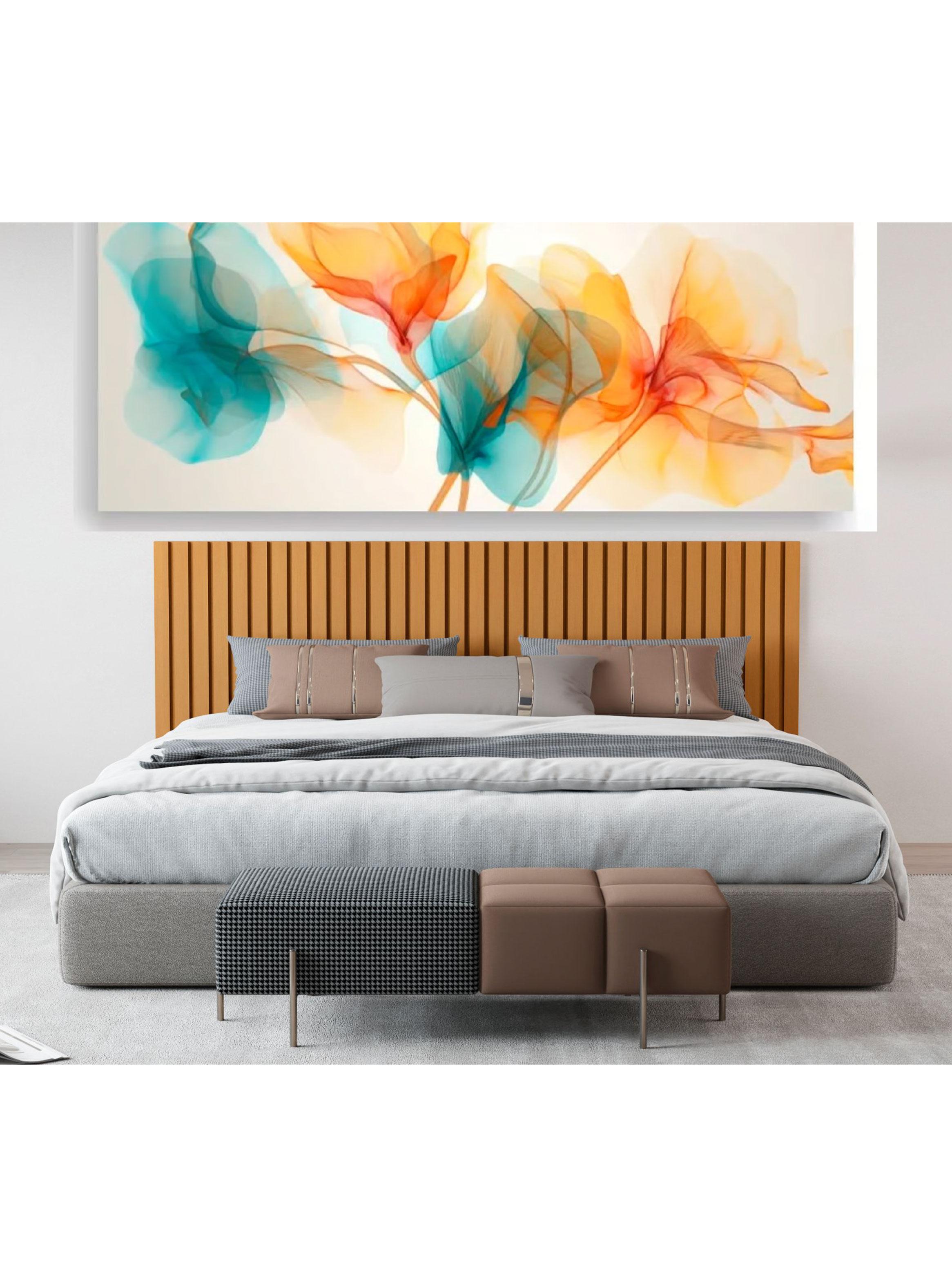 Respaldo de Cama Panel King Caramelo-5