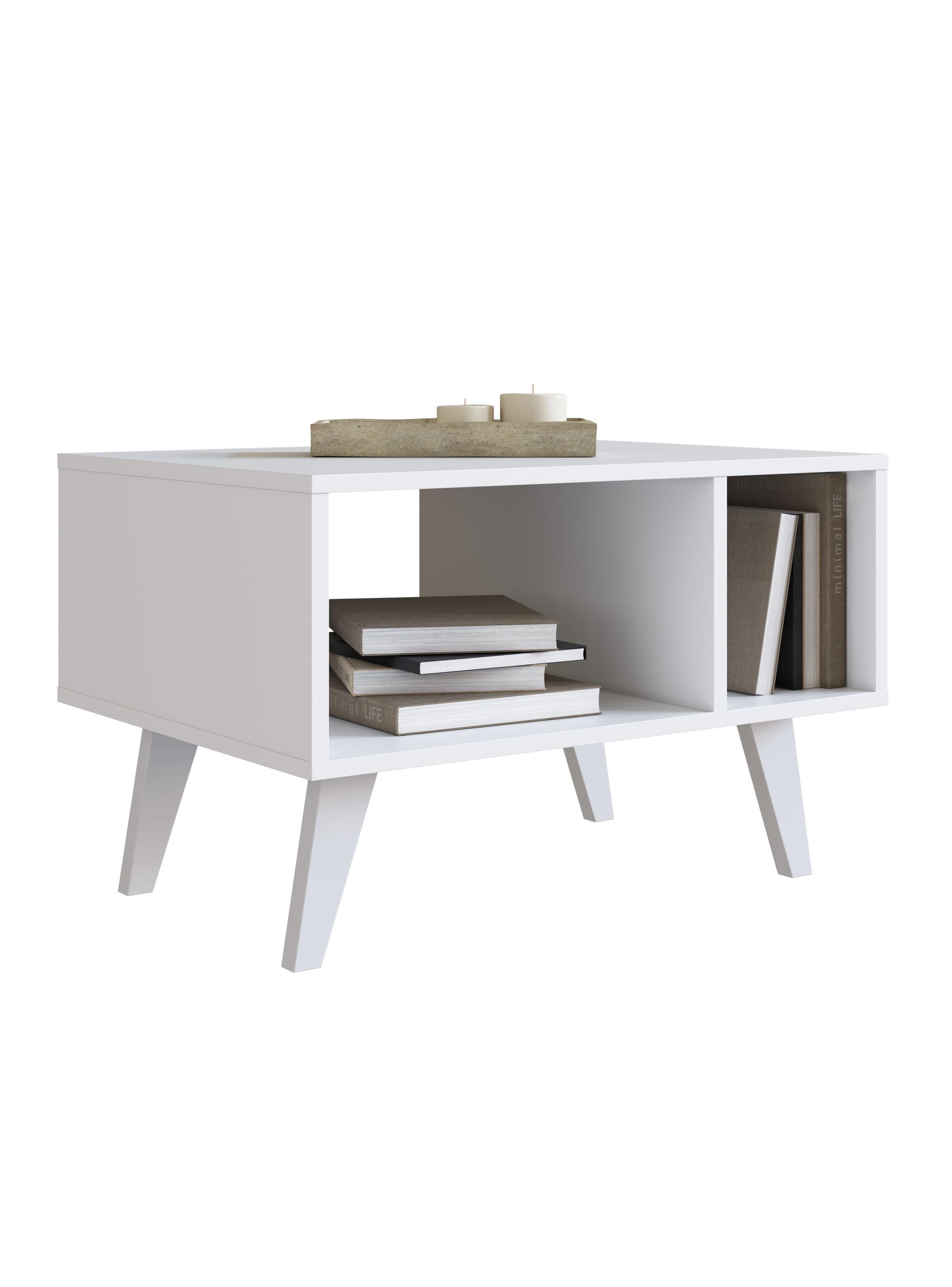 Mesa de Centro Retro B60 Blanco-2