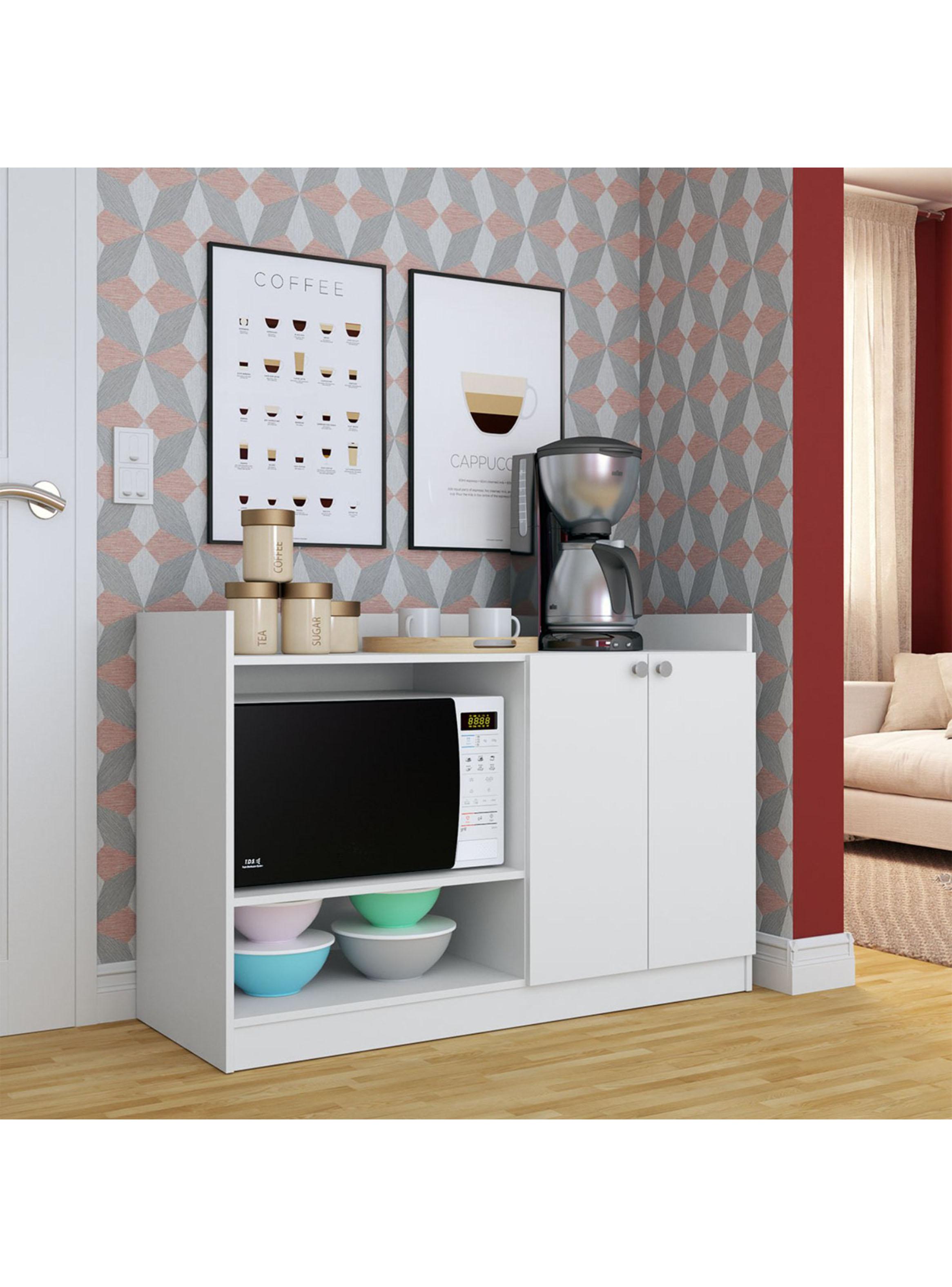 Mueble de Cocina 2 Puertas Moveli B06 Blanco-3