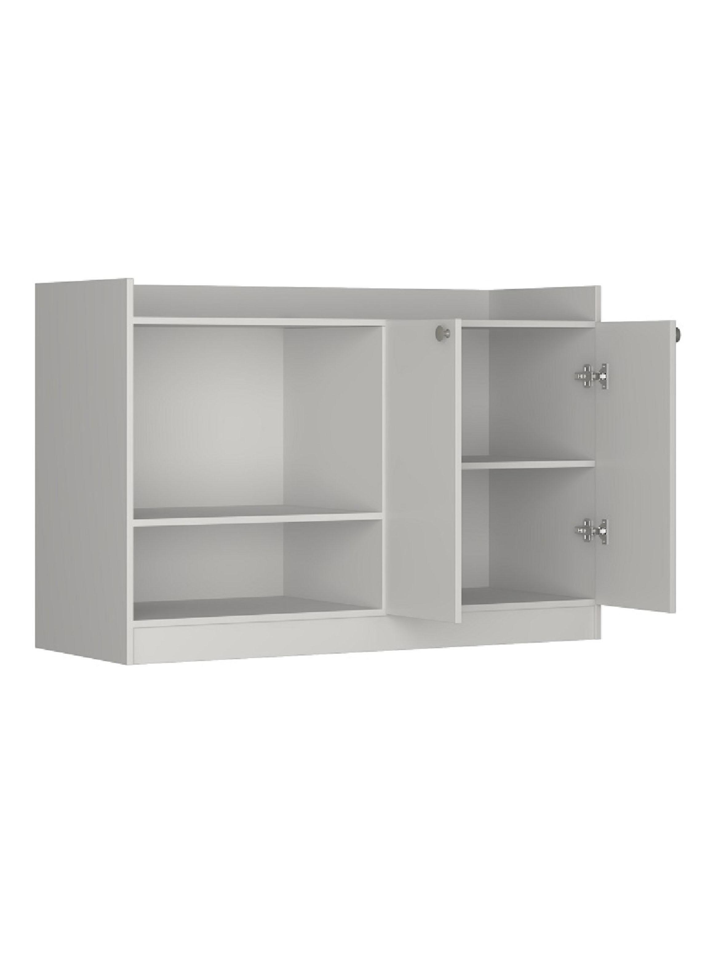 Mueble de Cocina 2 Puertas Moveli B06 Blanco-2