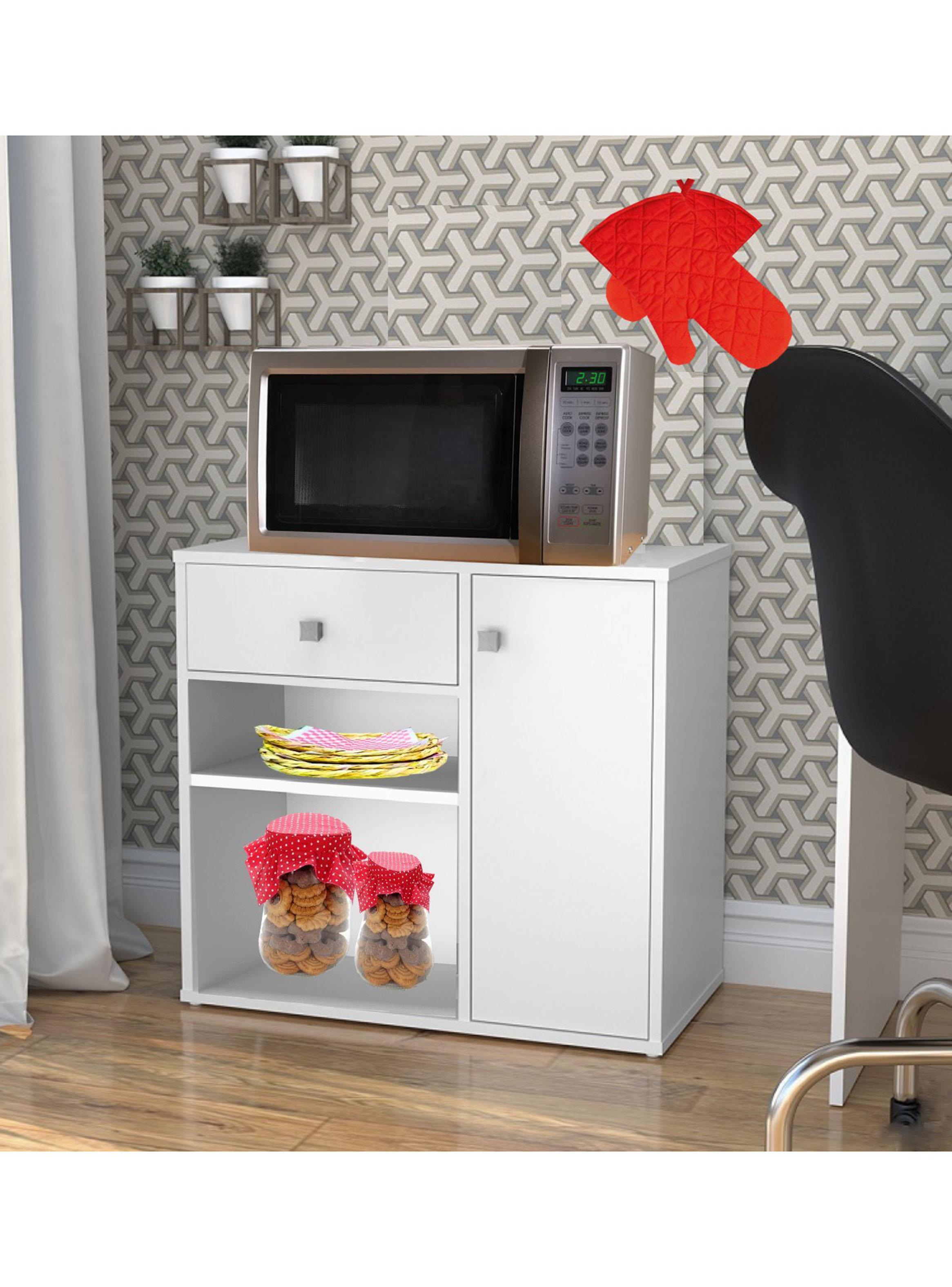 Estante Organizador Patas y Cajón B39 Blanco-4
