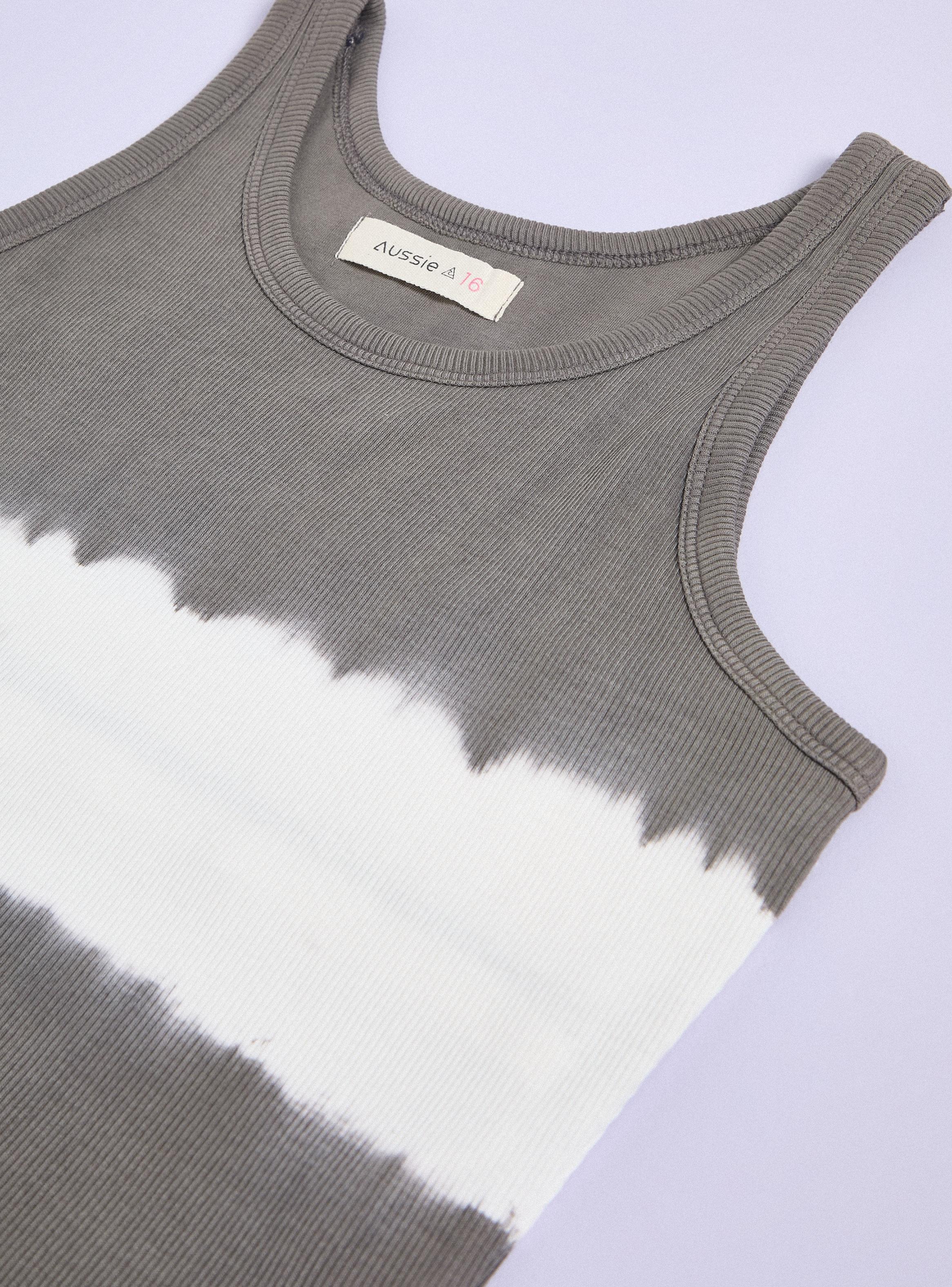 Polera Tipo Tie Dye con Peto Interior-2