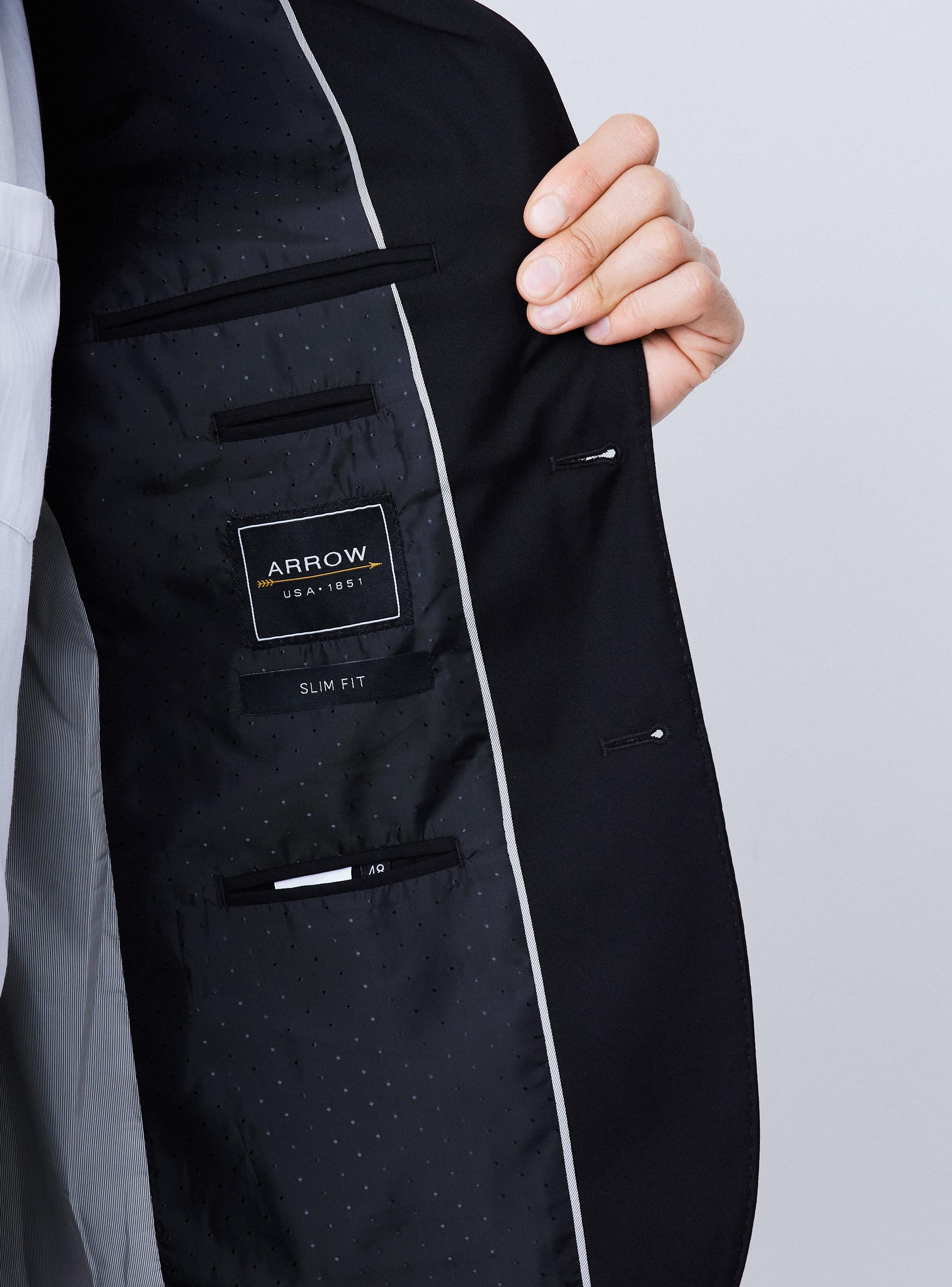 Traje Recto Slim Fit Liso-2