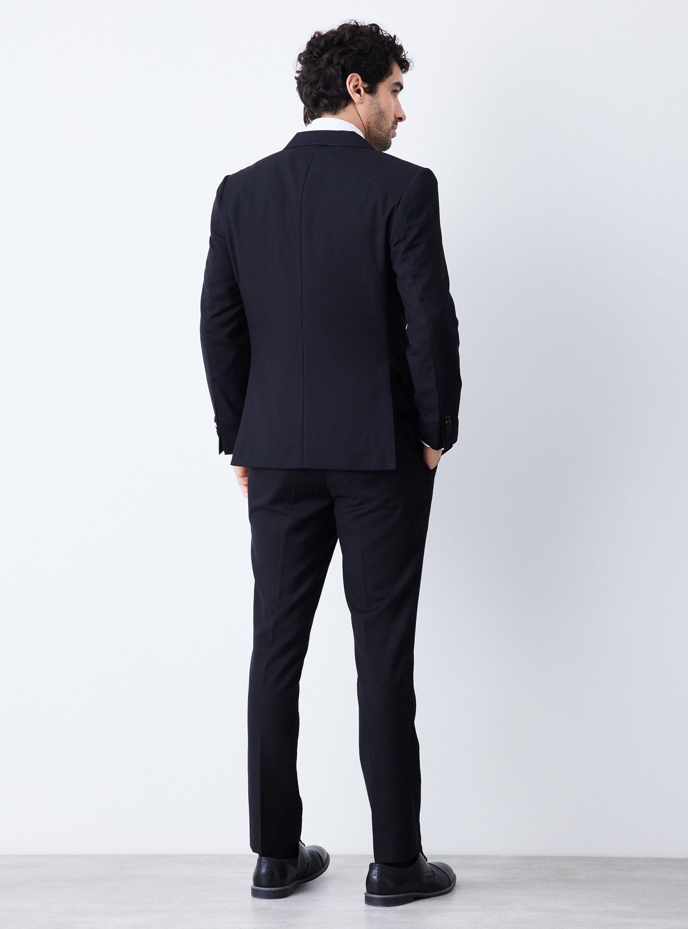 Traje Recto Slim Fit Liso-5