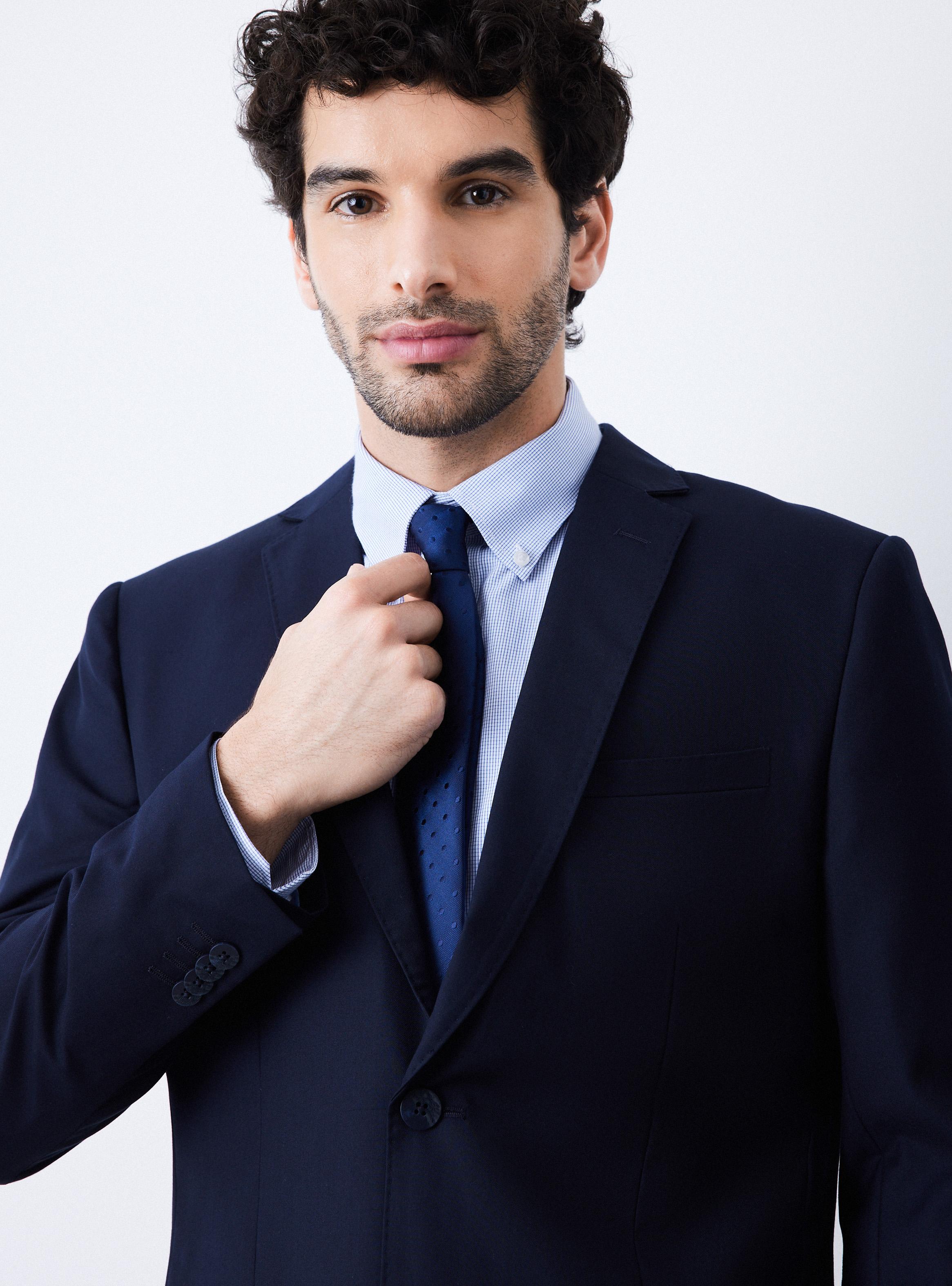 Traje Recto Liso Slim Fit-3
