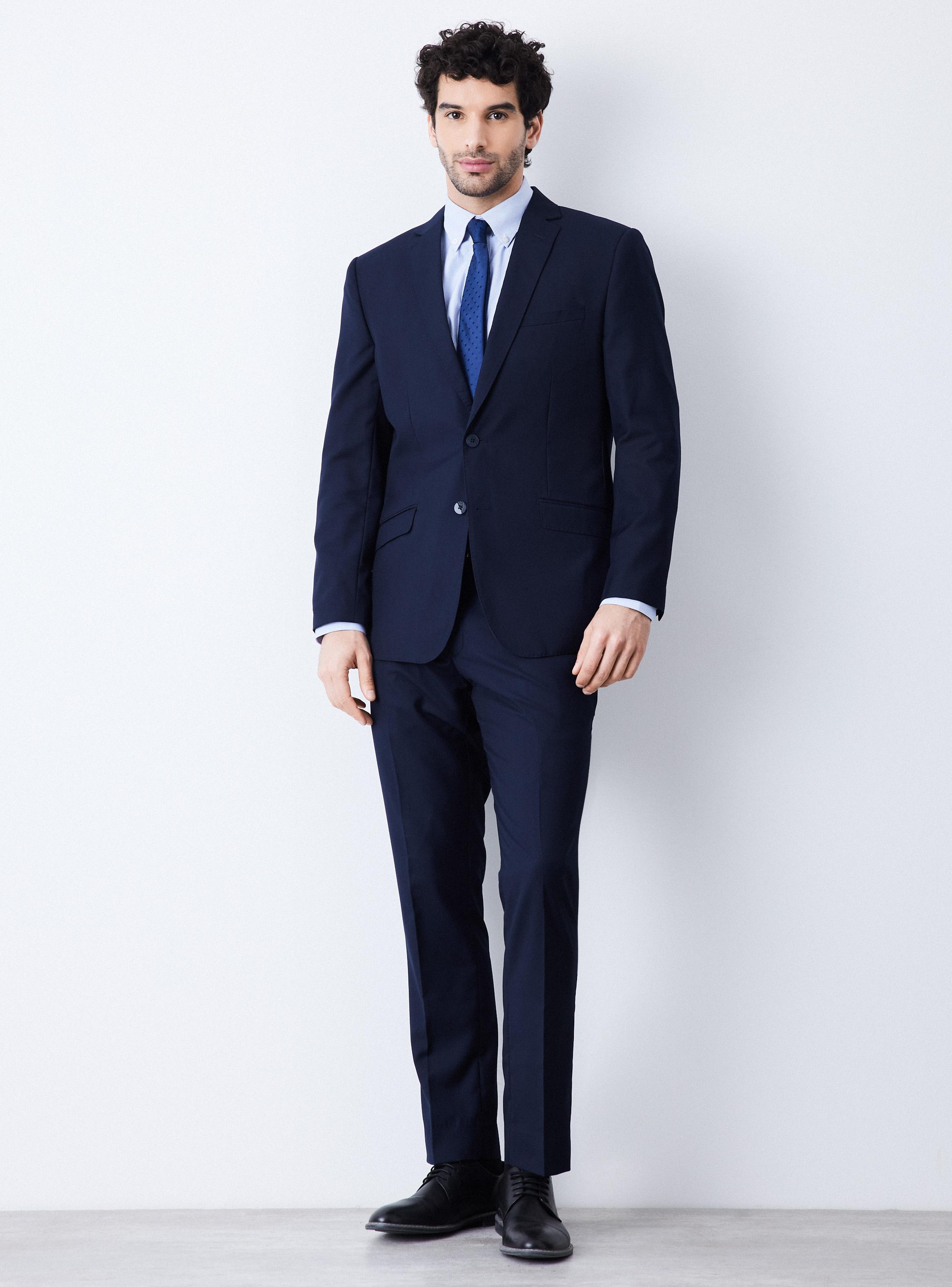 Traje Recto Liso Slim Fit-4