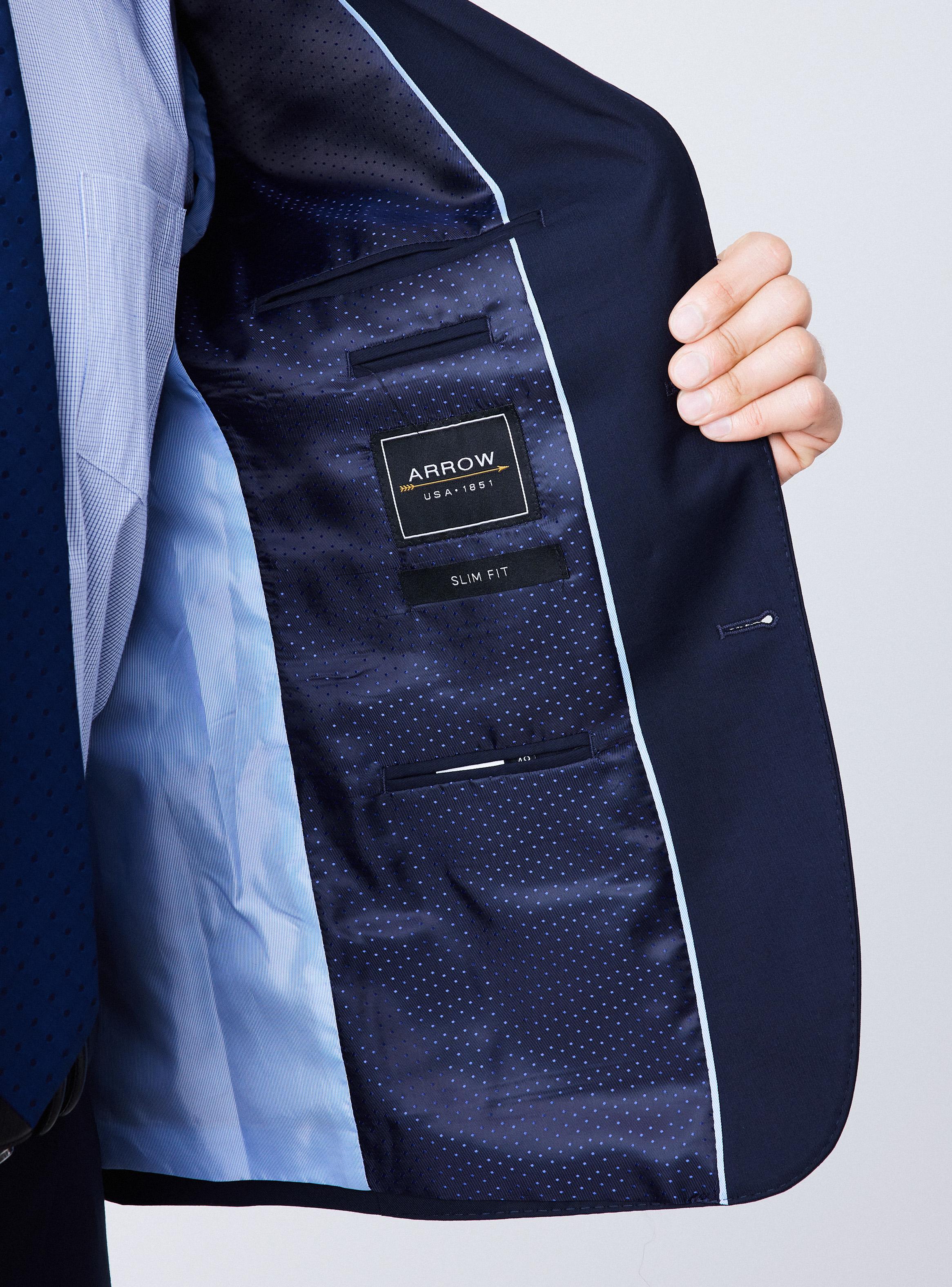 Traje Recto Liso Slim Fit-2