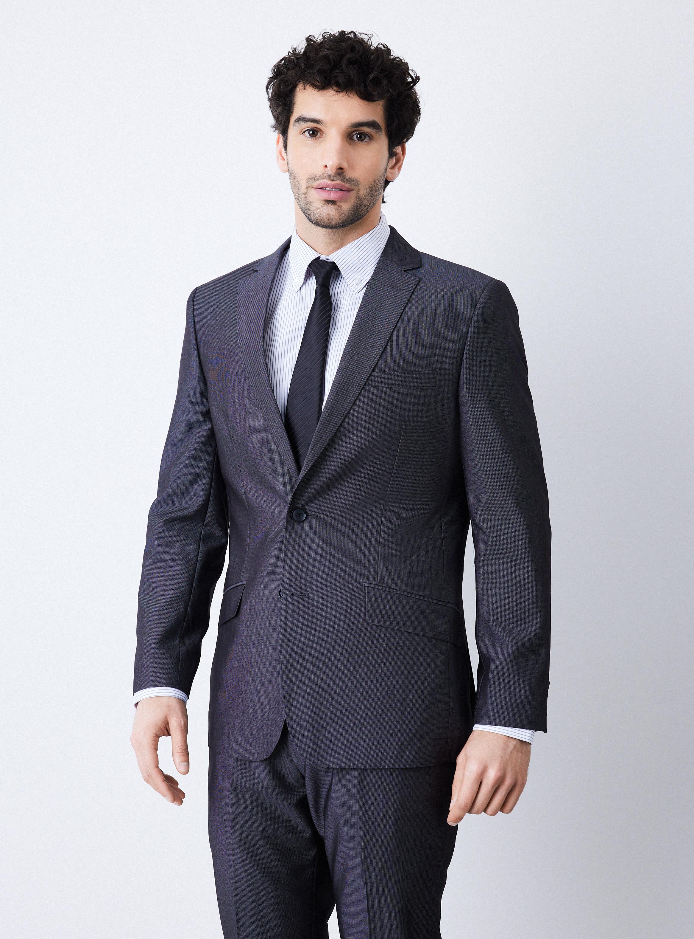 Traje Recto Micro Slim Fit Fantasía-0