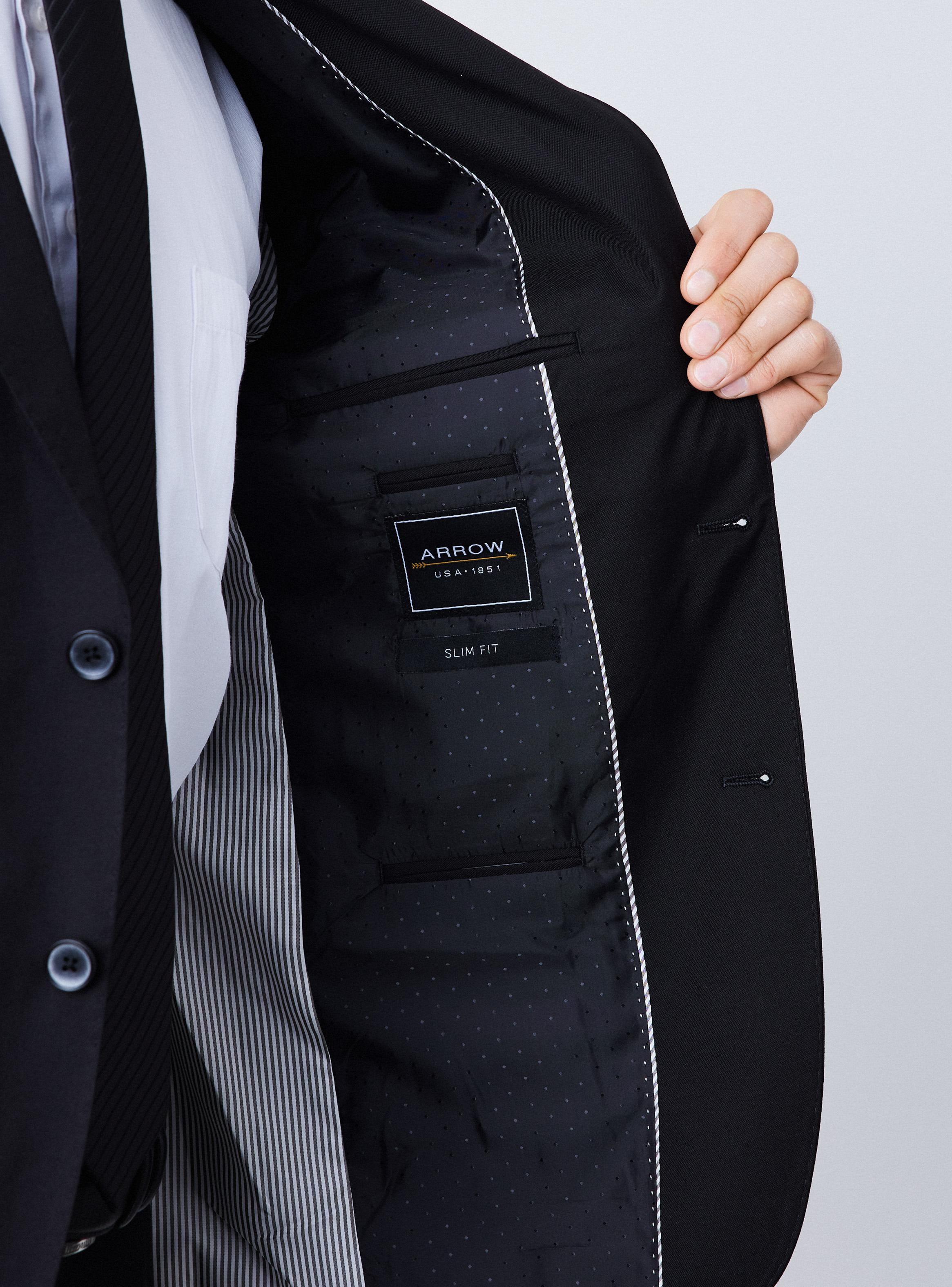 Traje Recto Fantasía Sal y Pimienta Slim Fit-2