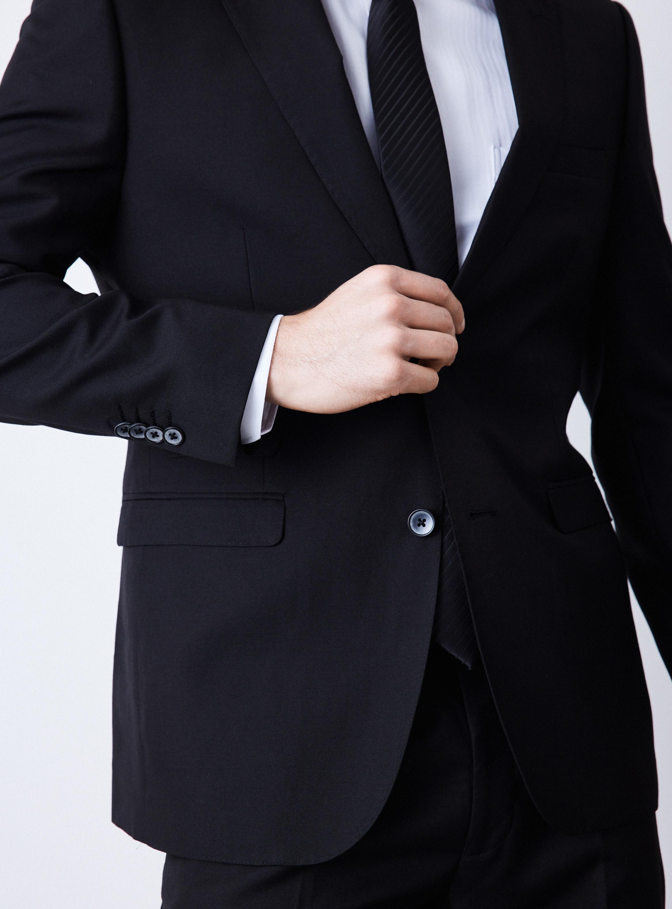 Traje Recto Fantasía Sal y Pimienta Slim Fit-3