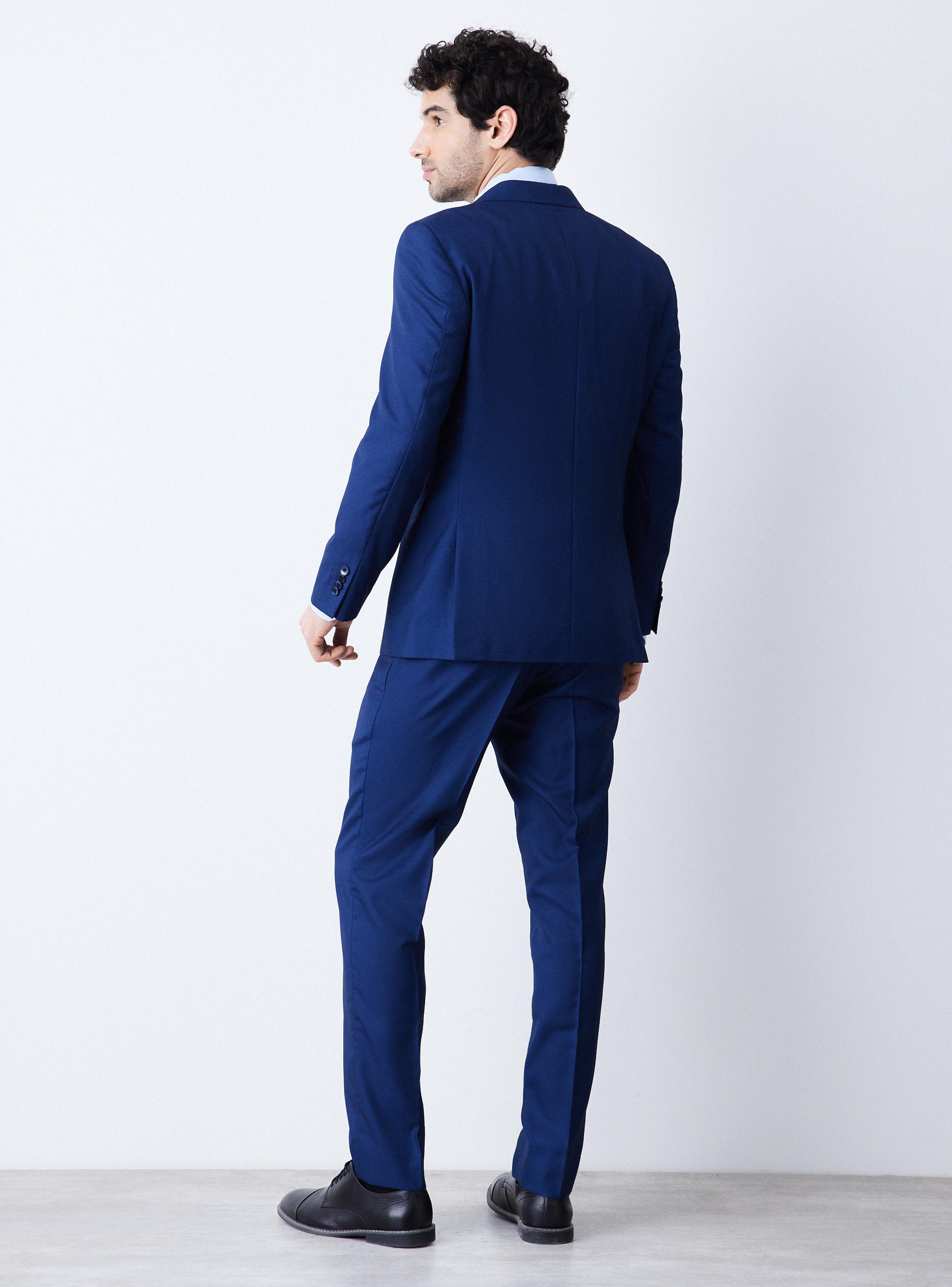 Traje Recto Slim Fit Fantasía Sal y Pimienta-5
