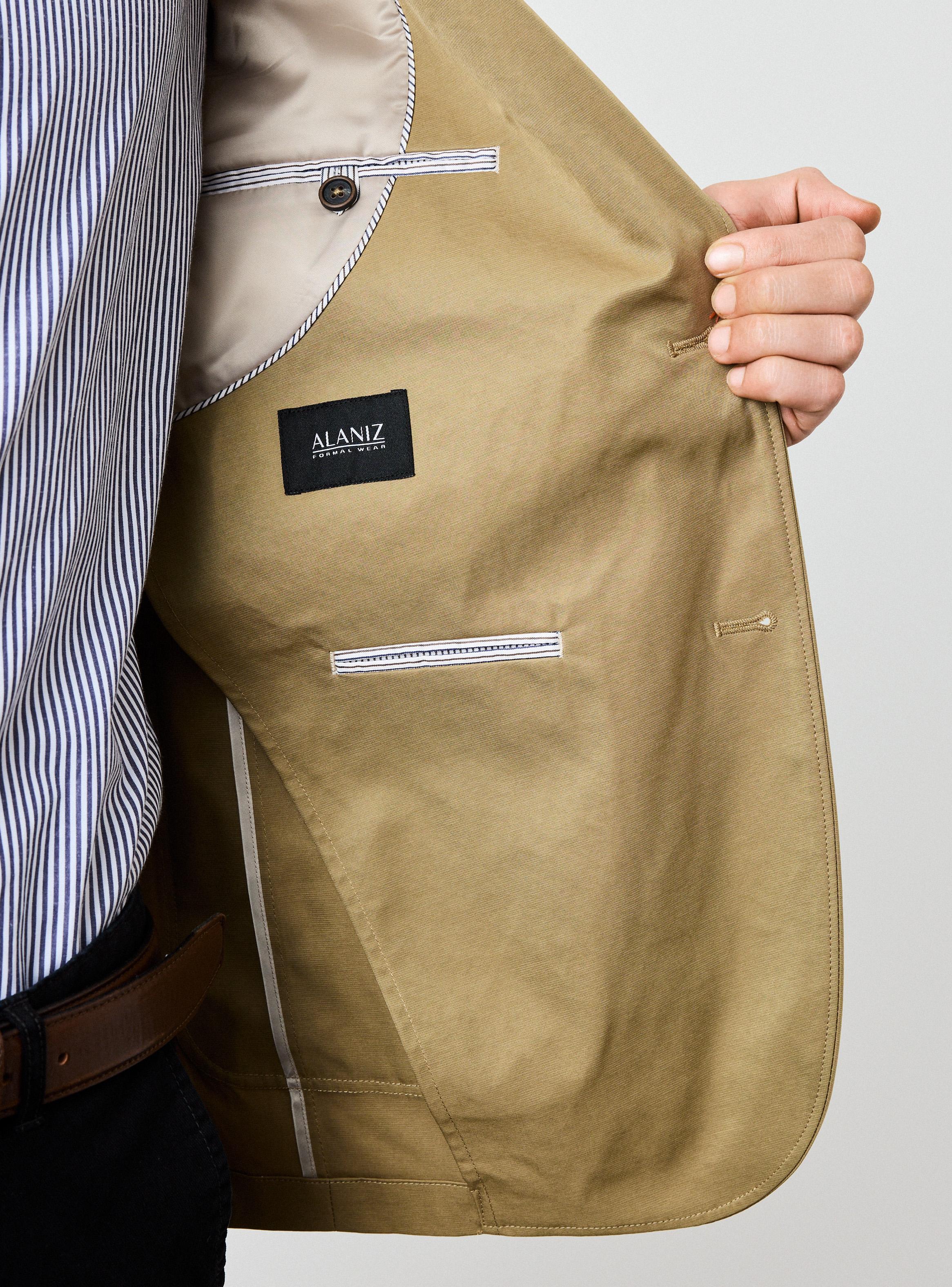 Vestón Recto Slim Fantasía Gabardina-2