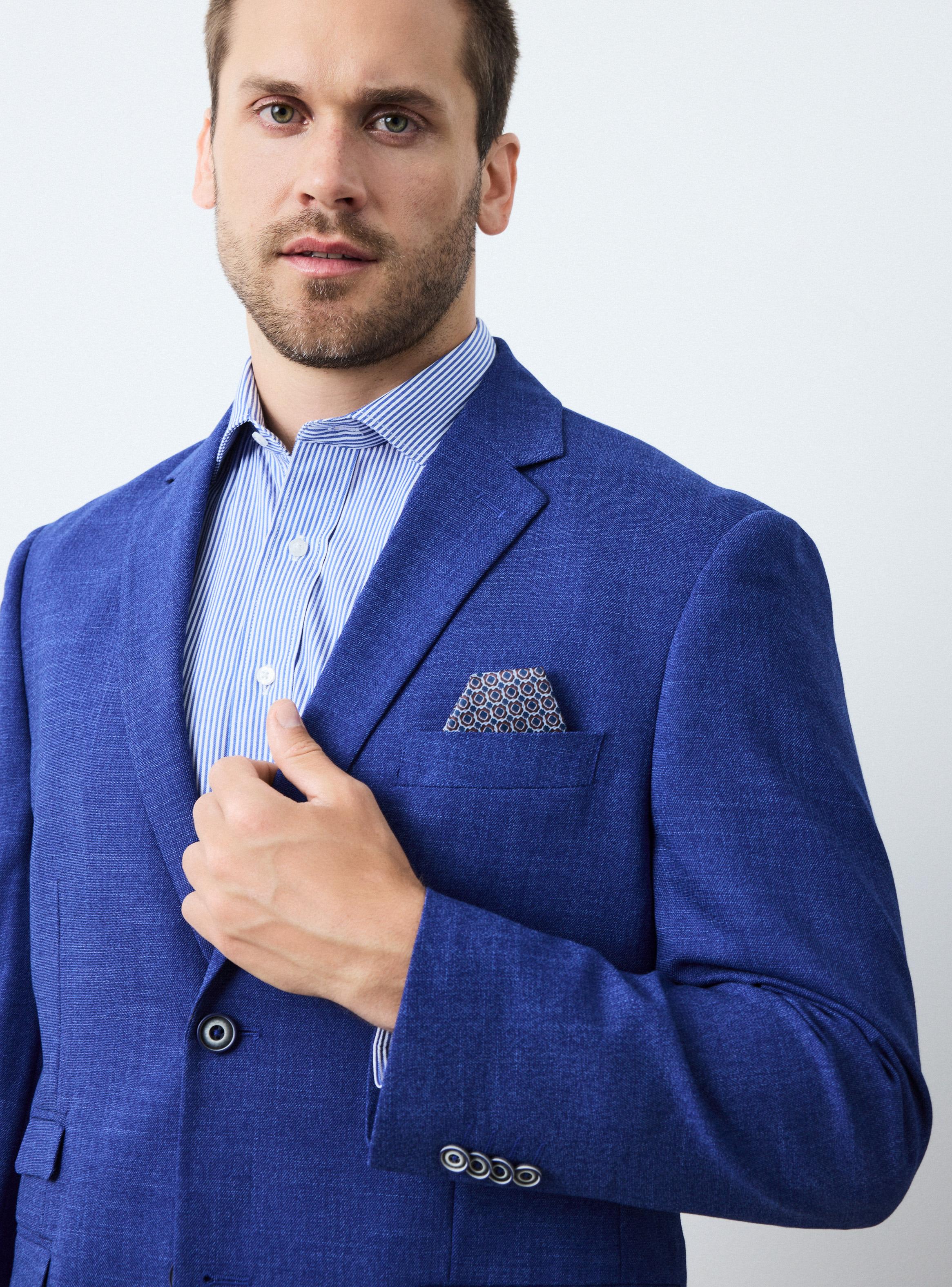 Vestón Recto Regular Fit Texturado-3