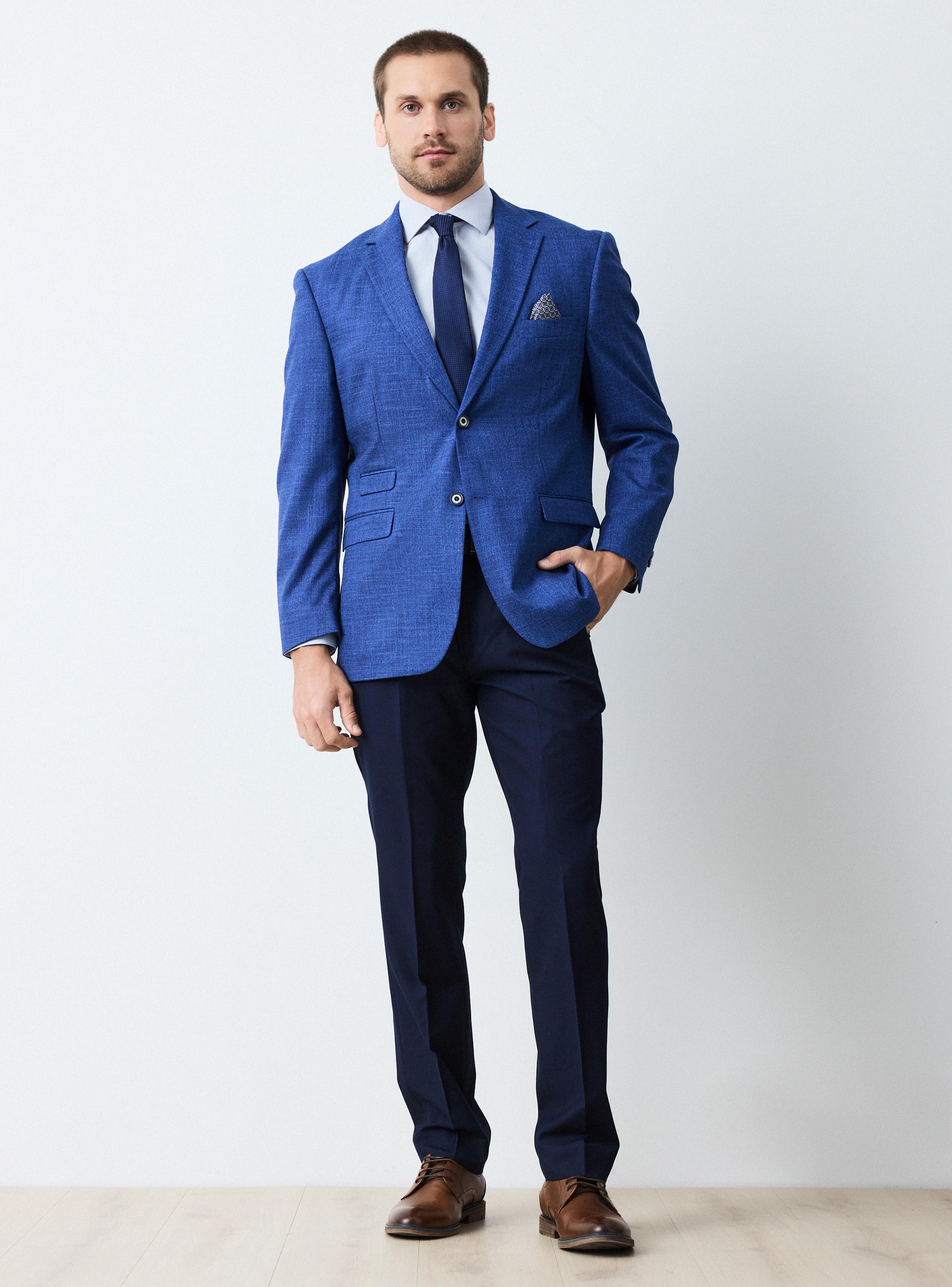 Vestón Recto Texturado Regular Fit-4