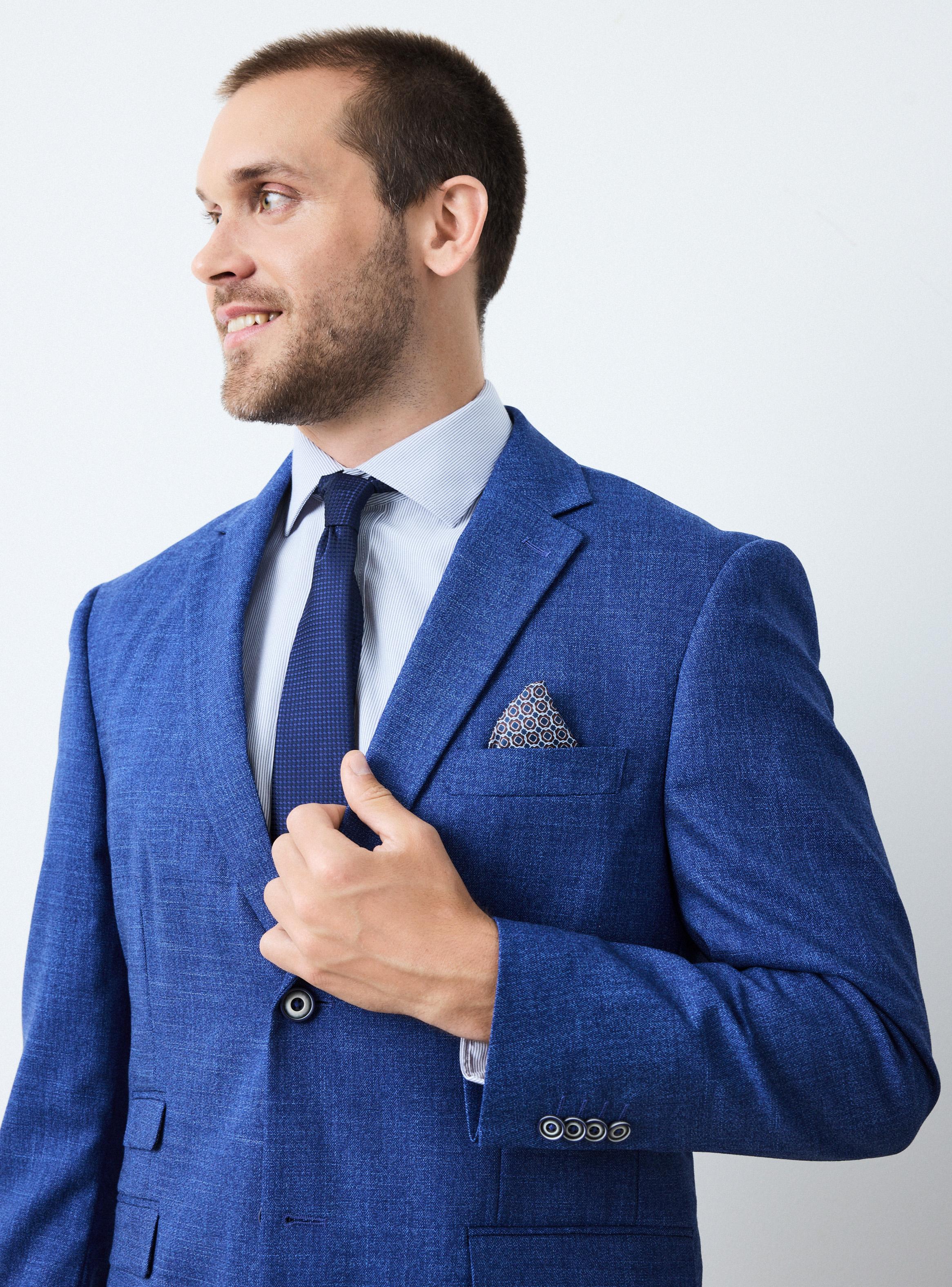 Vestón Recto Texturado Regular Fit-3