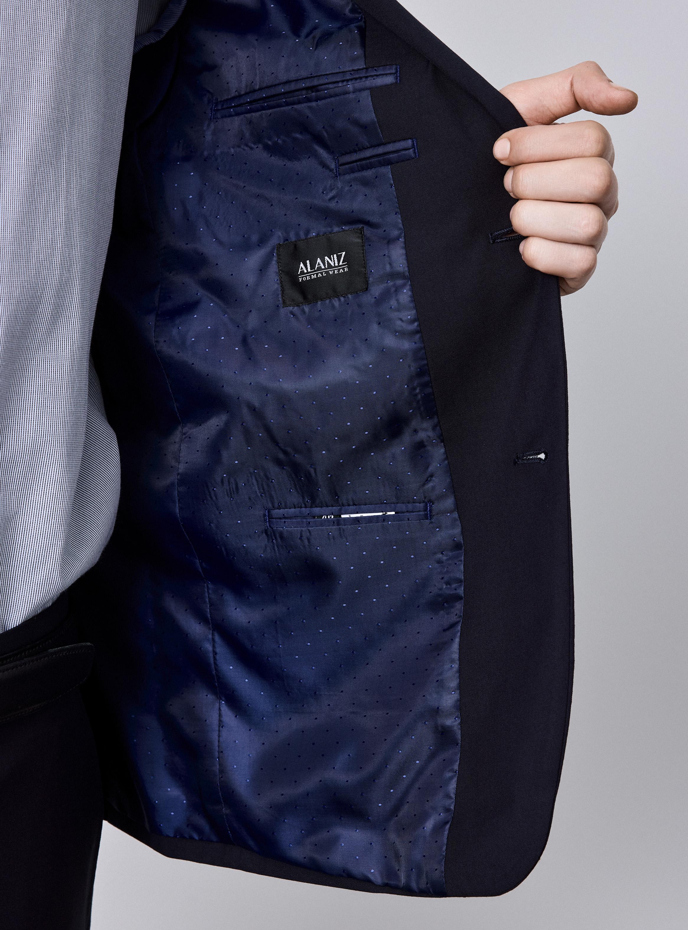 Traje Recto Slim Fit Lisos-2