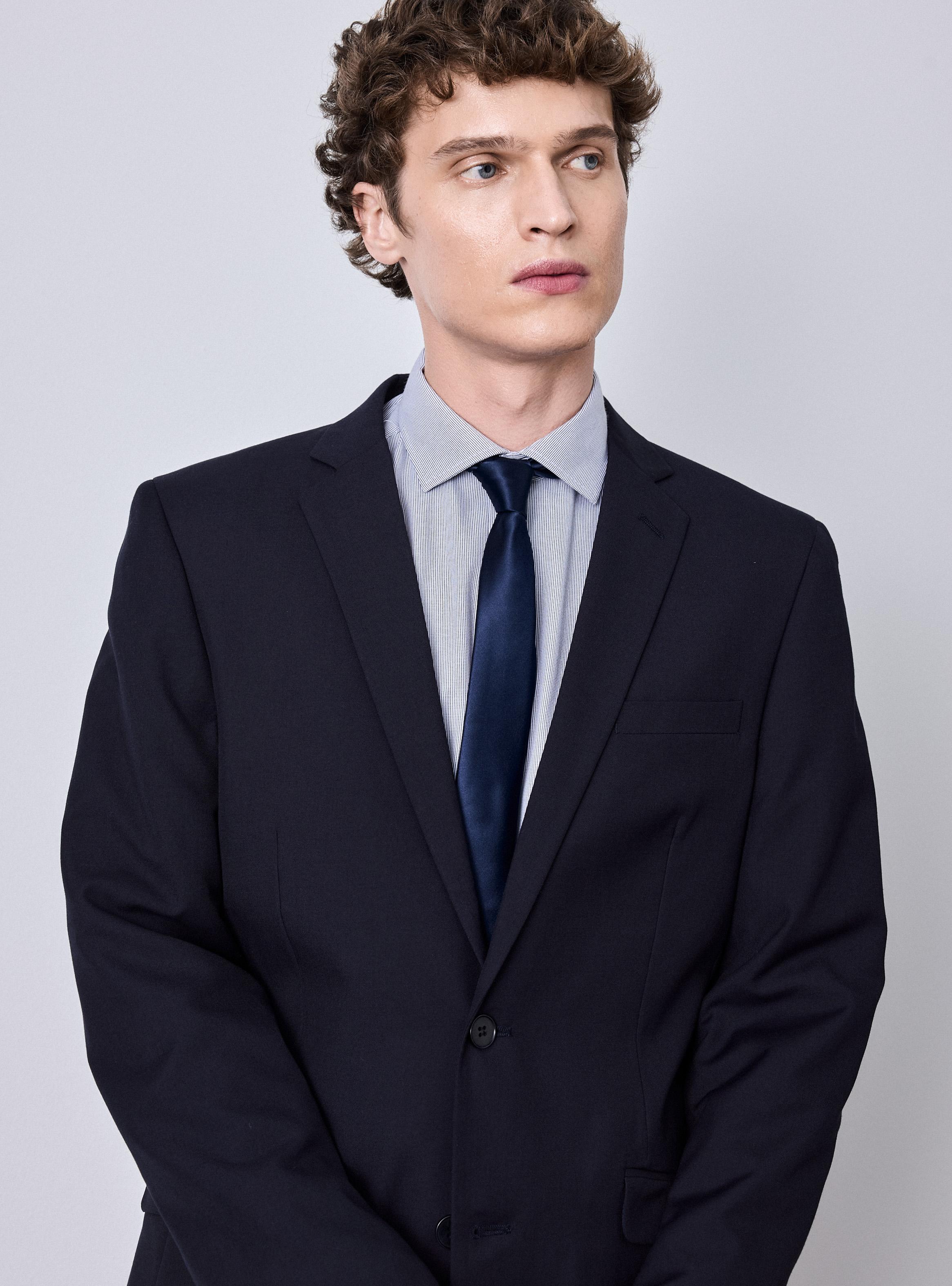 Traje Recto Slim Fit Lisos-3