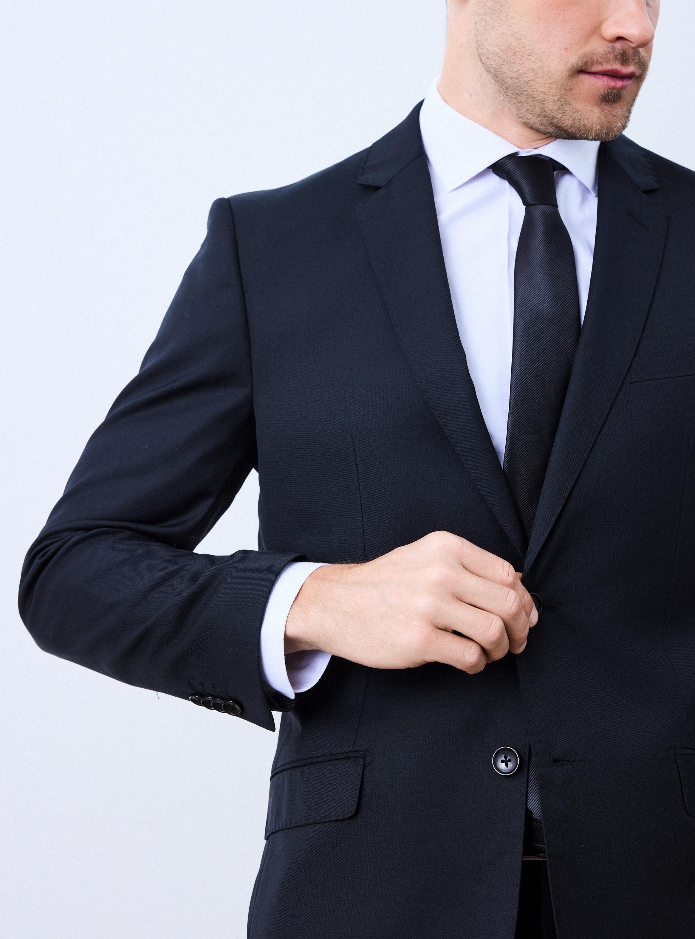 Traje Recto Slim Fit Lana-3