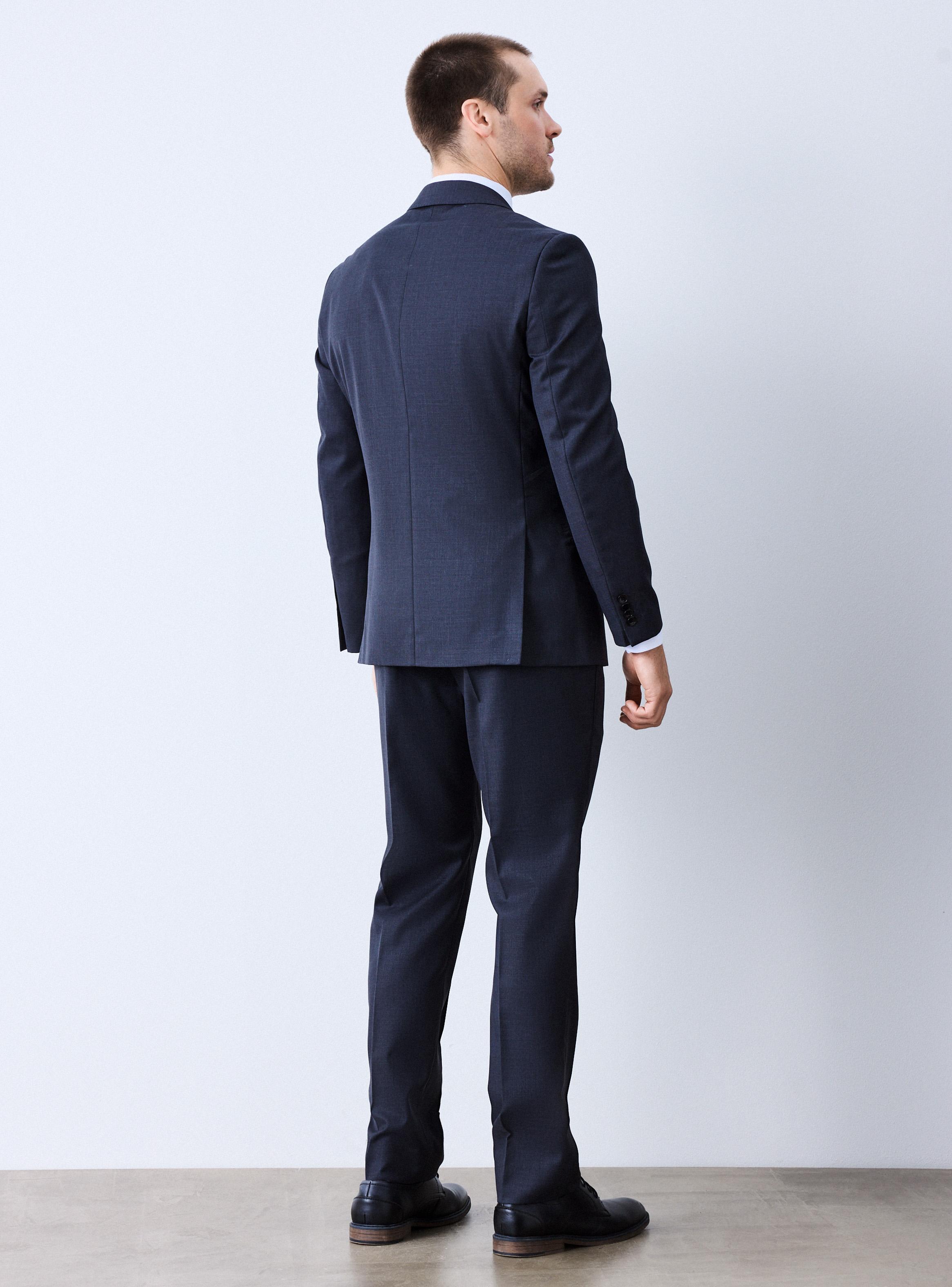 Traje Recto Slim Fit de Lana-5