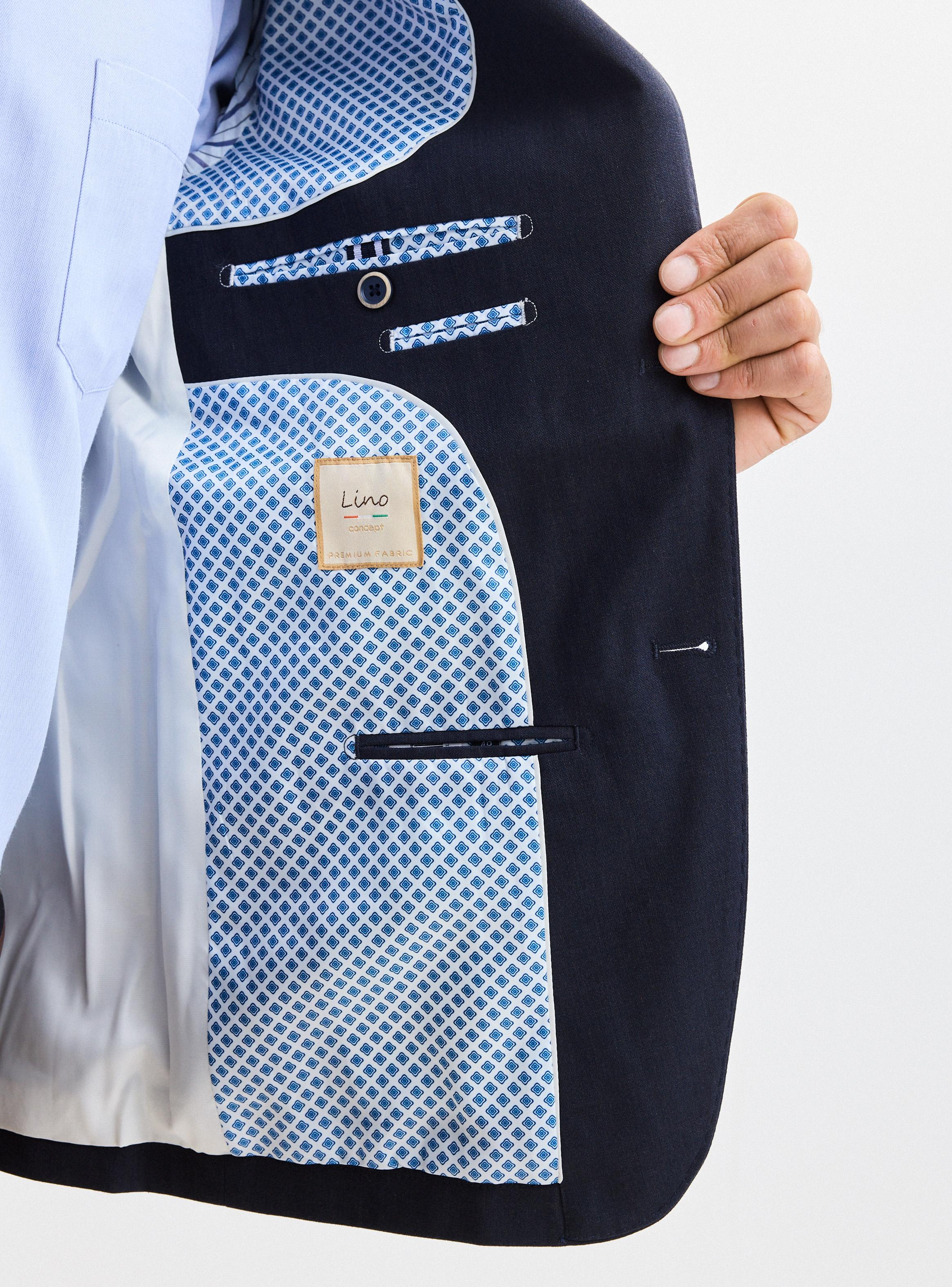 Vestón Recto Lino Slim Fit-2