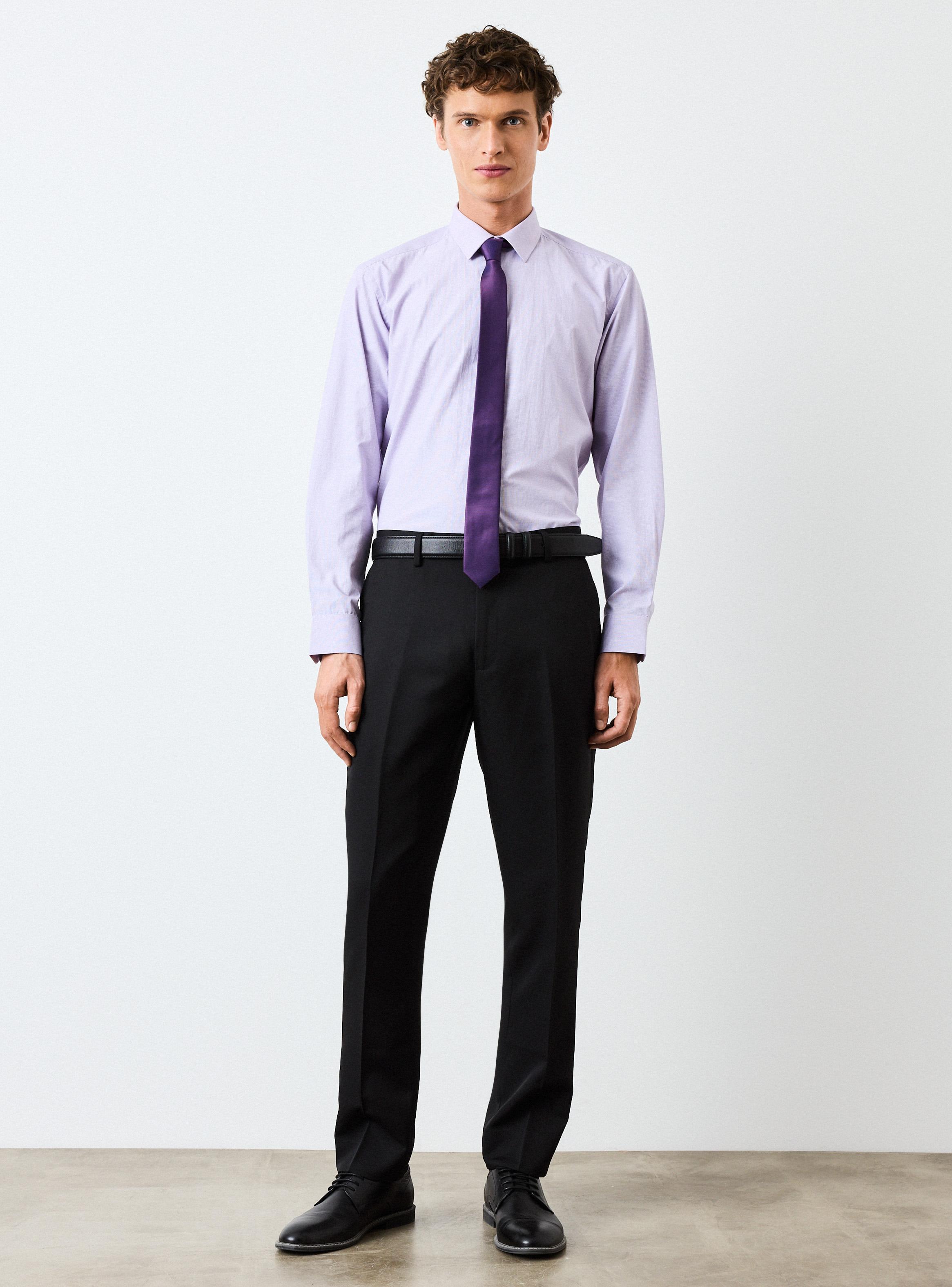 Camisa Texturada Espiga Semi Slim-4