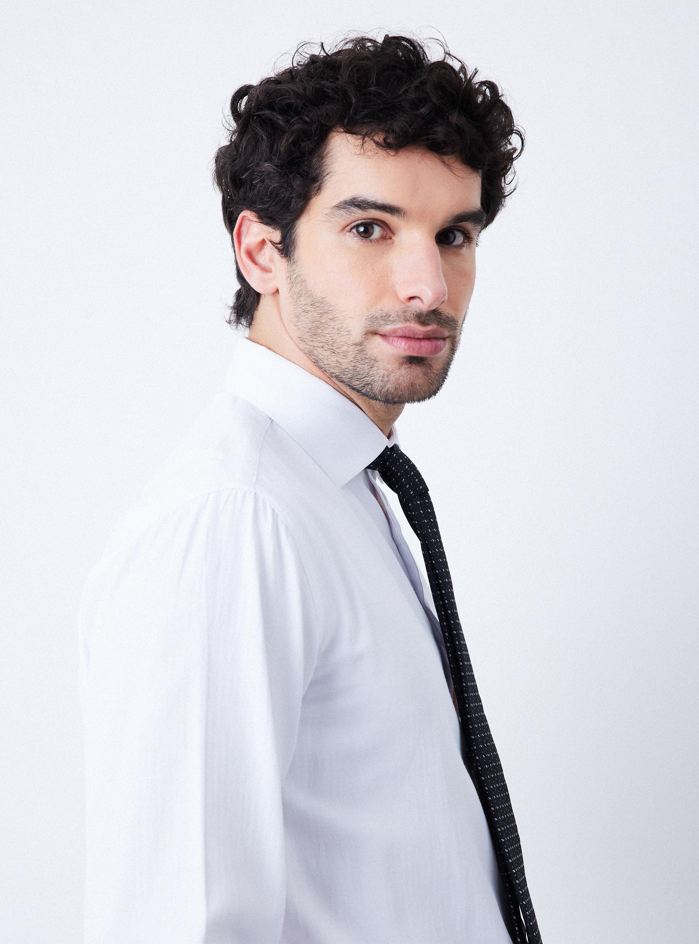 Camisa de Vestir Texturas Color Semi Slim-3