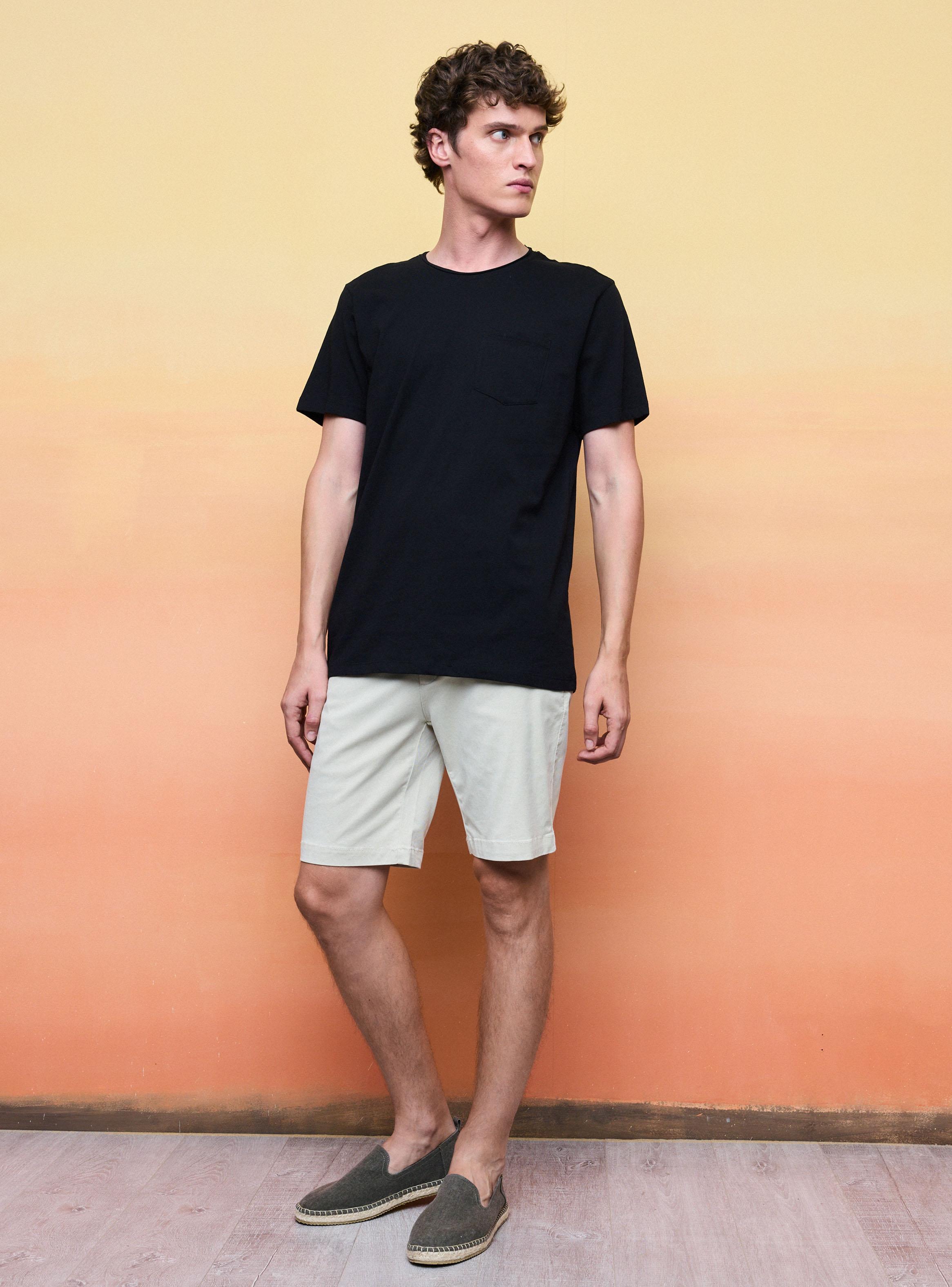 Polera Crew Neck Rolled Up-4