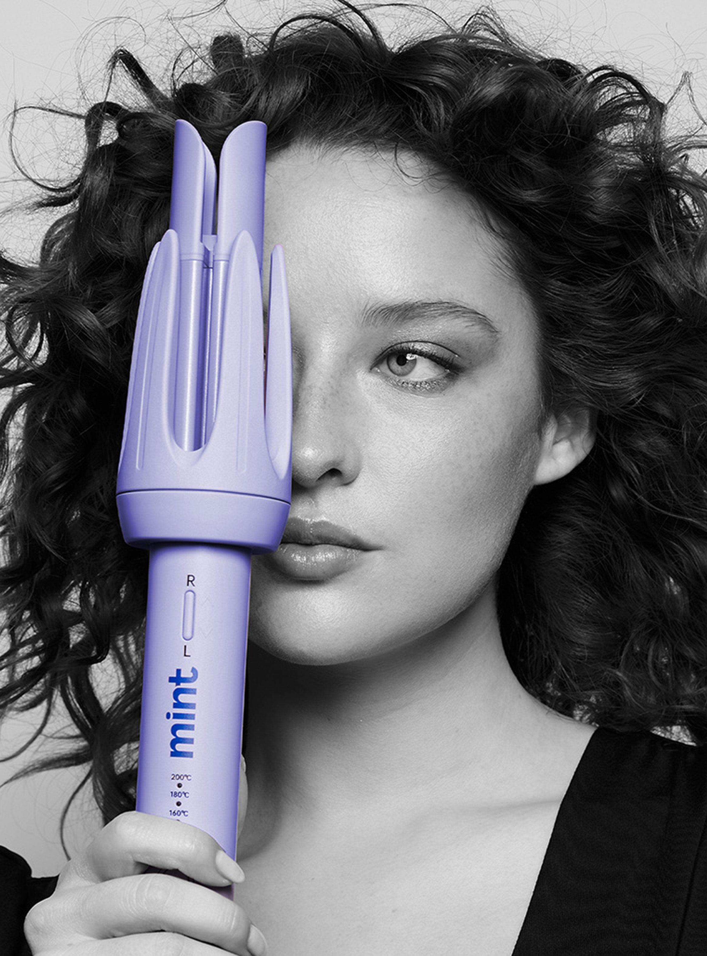 Ondulador de Pelo Automático Antienredos MHR-001L Lila -6