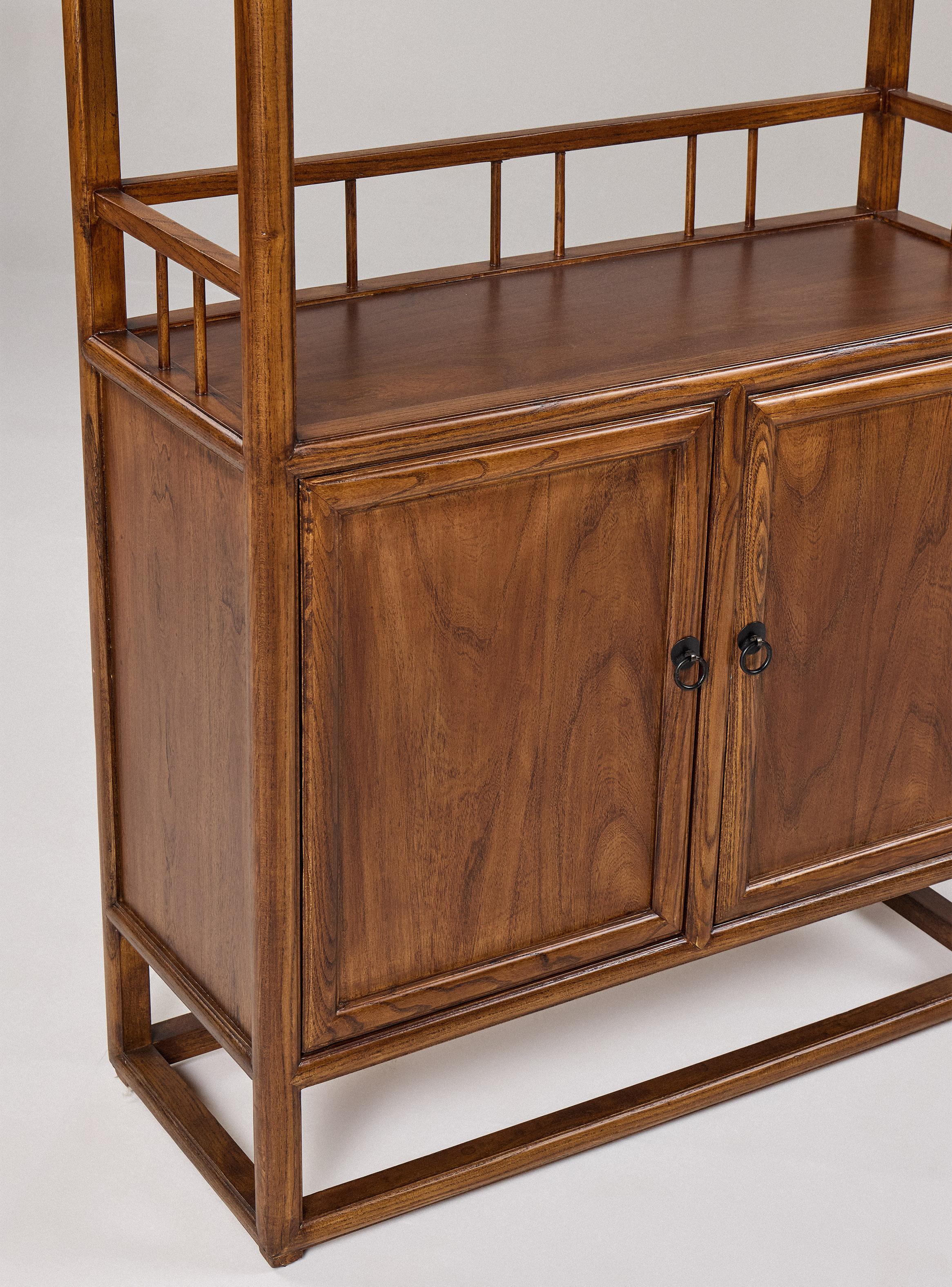 Repisa 2 Niveles Antigüedad 1 Brown-2