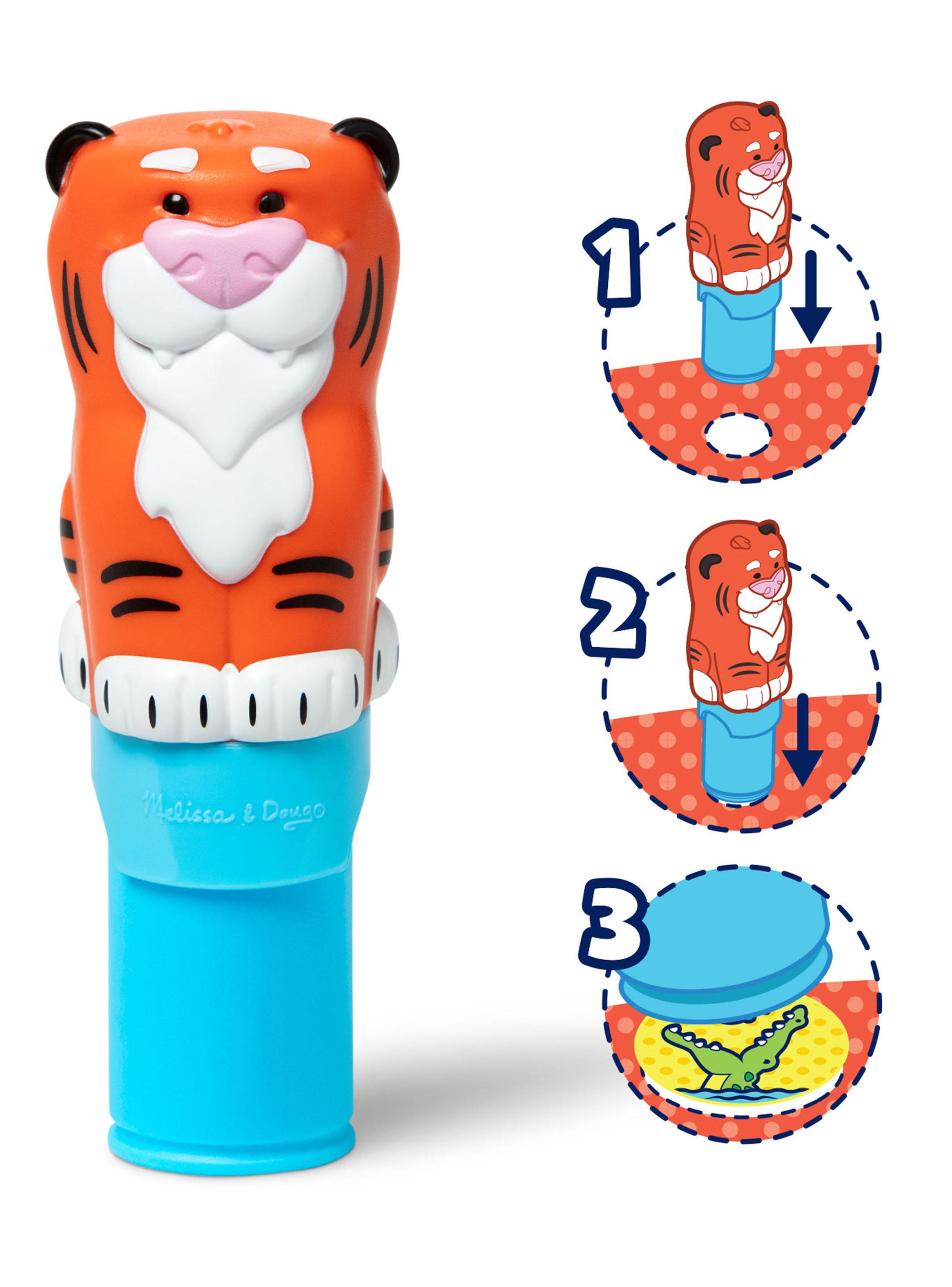 Estampador Wow con 300 Stickers Tigre-2