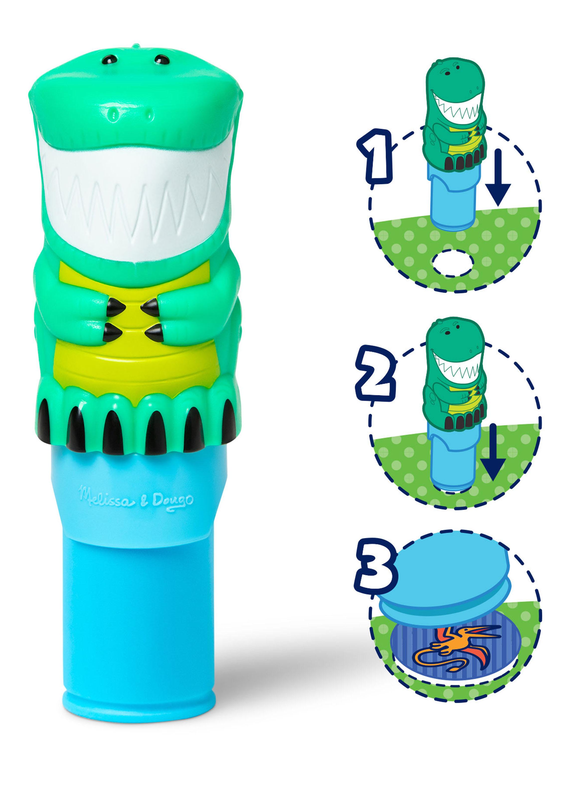 Estampador Wow con 300 Stickers Dinosaurio-2