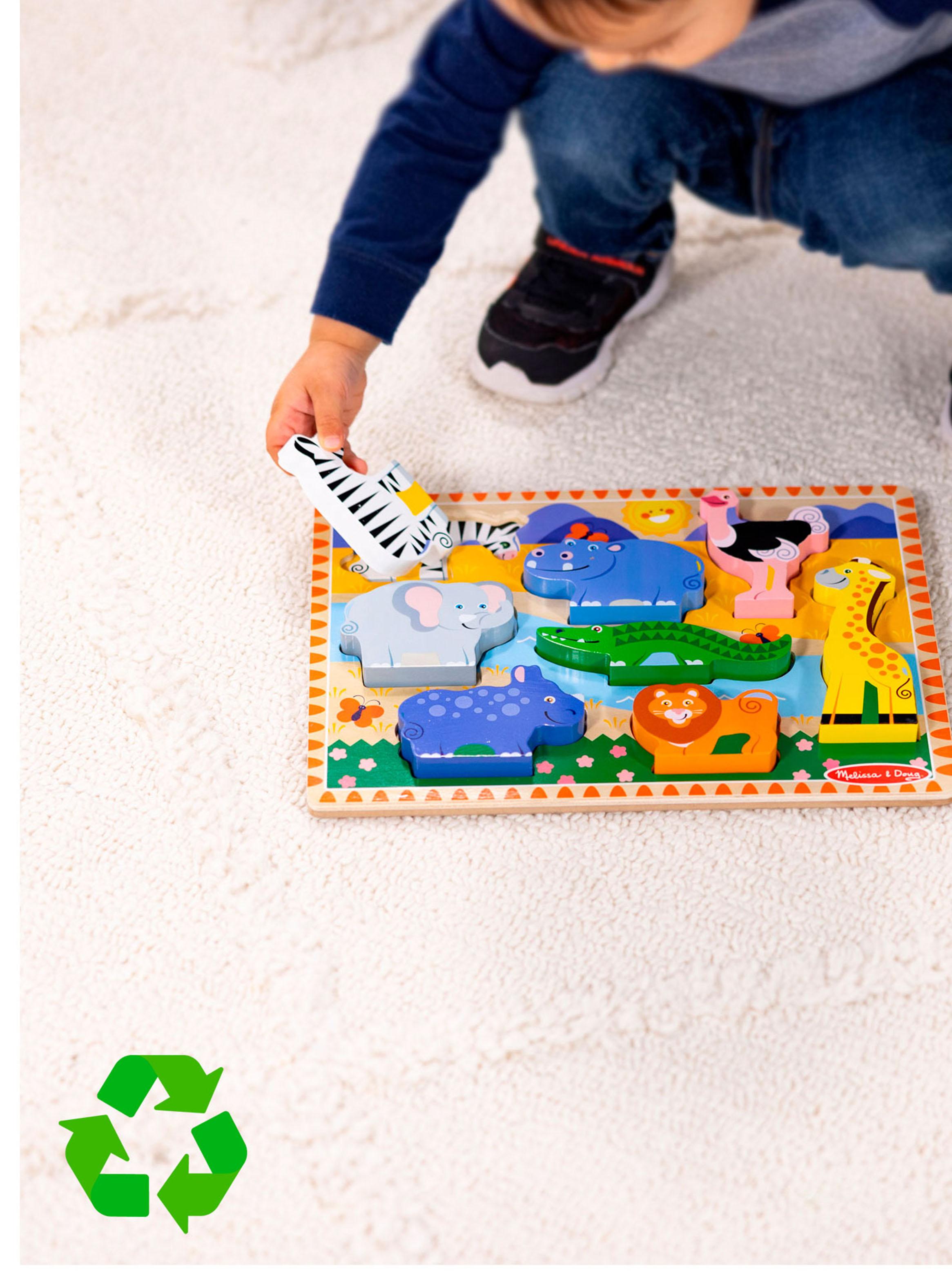Puzzle Encaje de Madera 3D Selva-2