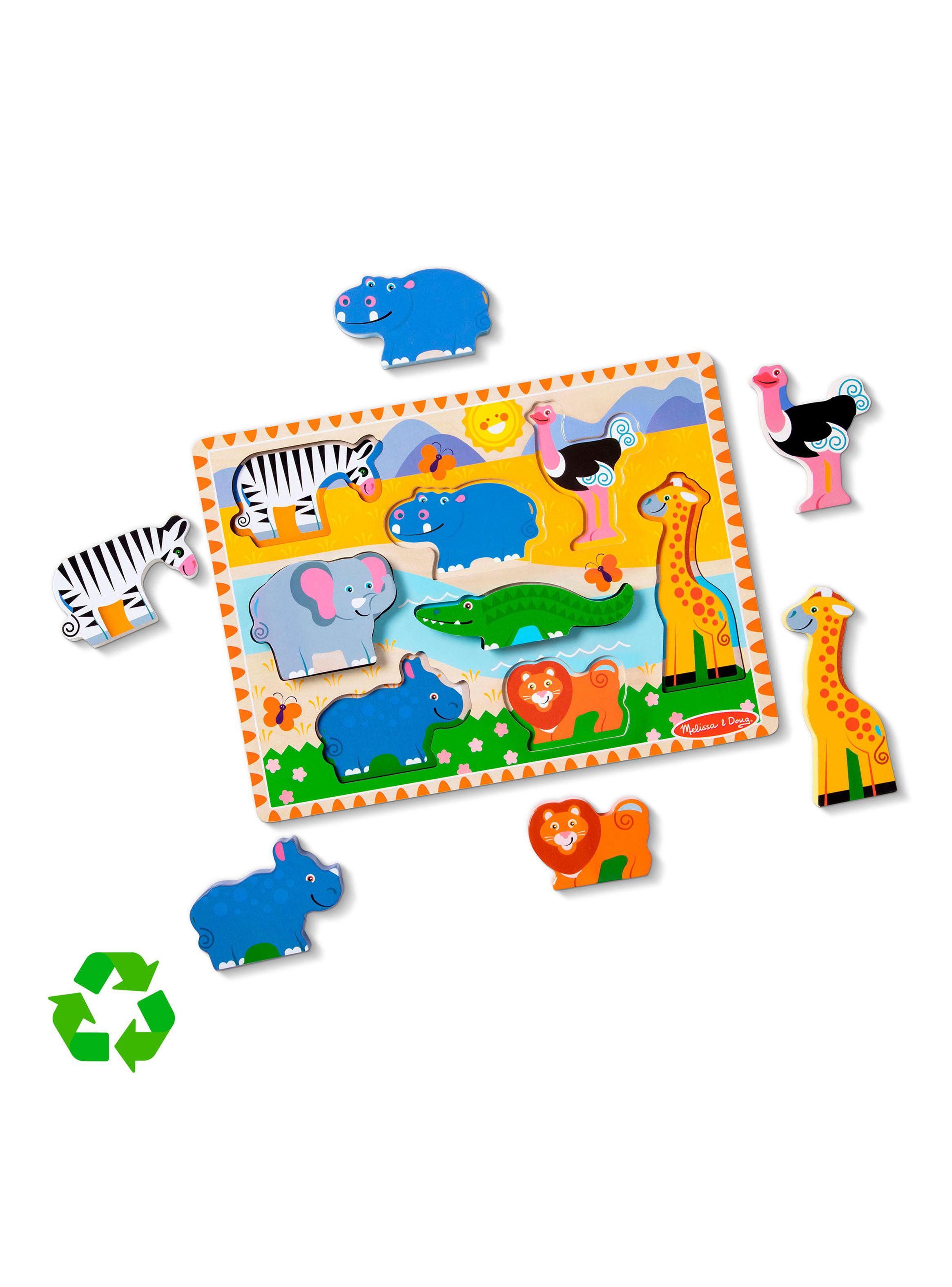 Puzzle Encaje de Madera 3D Selva-2