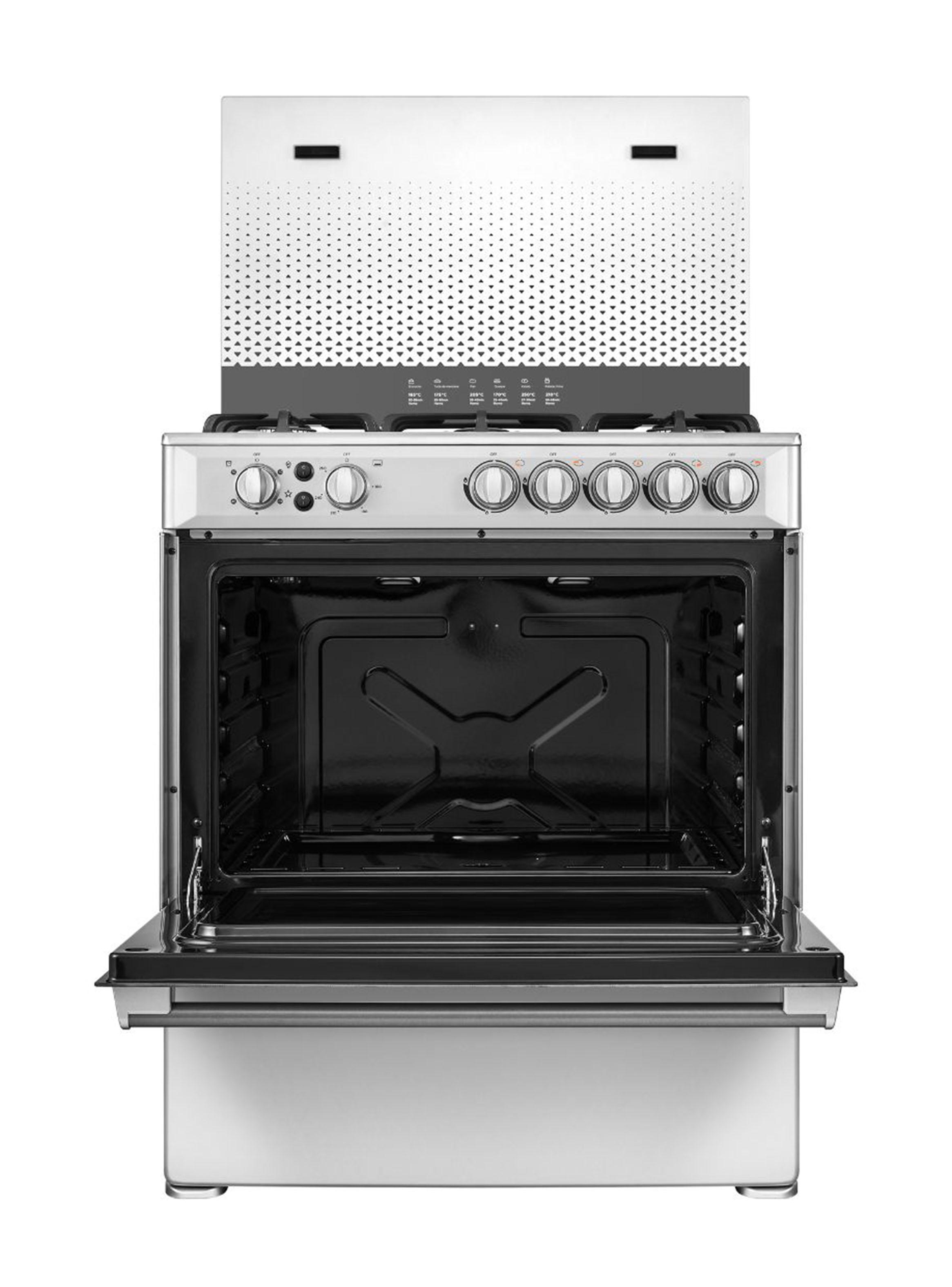 Cocina a Gas 5 Quemadores MFO-MG30ACQSL Silver-2