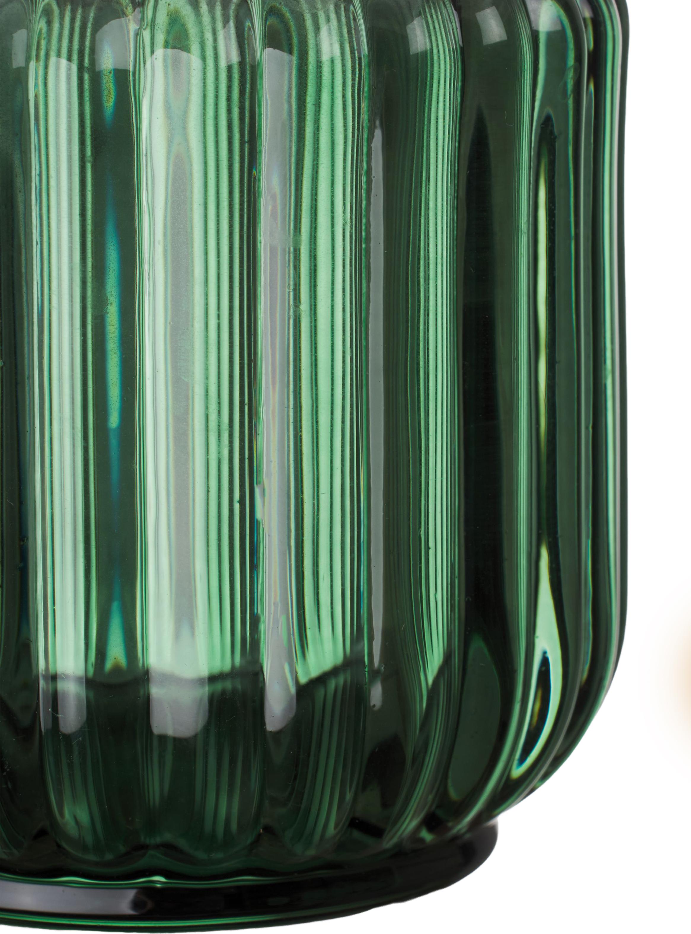 Porta Vela Aqua Verde 8.5x8.5x6 cm-2