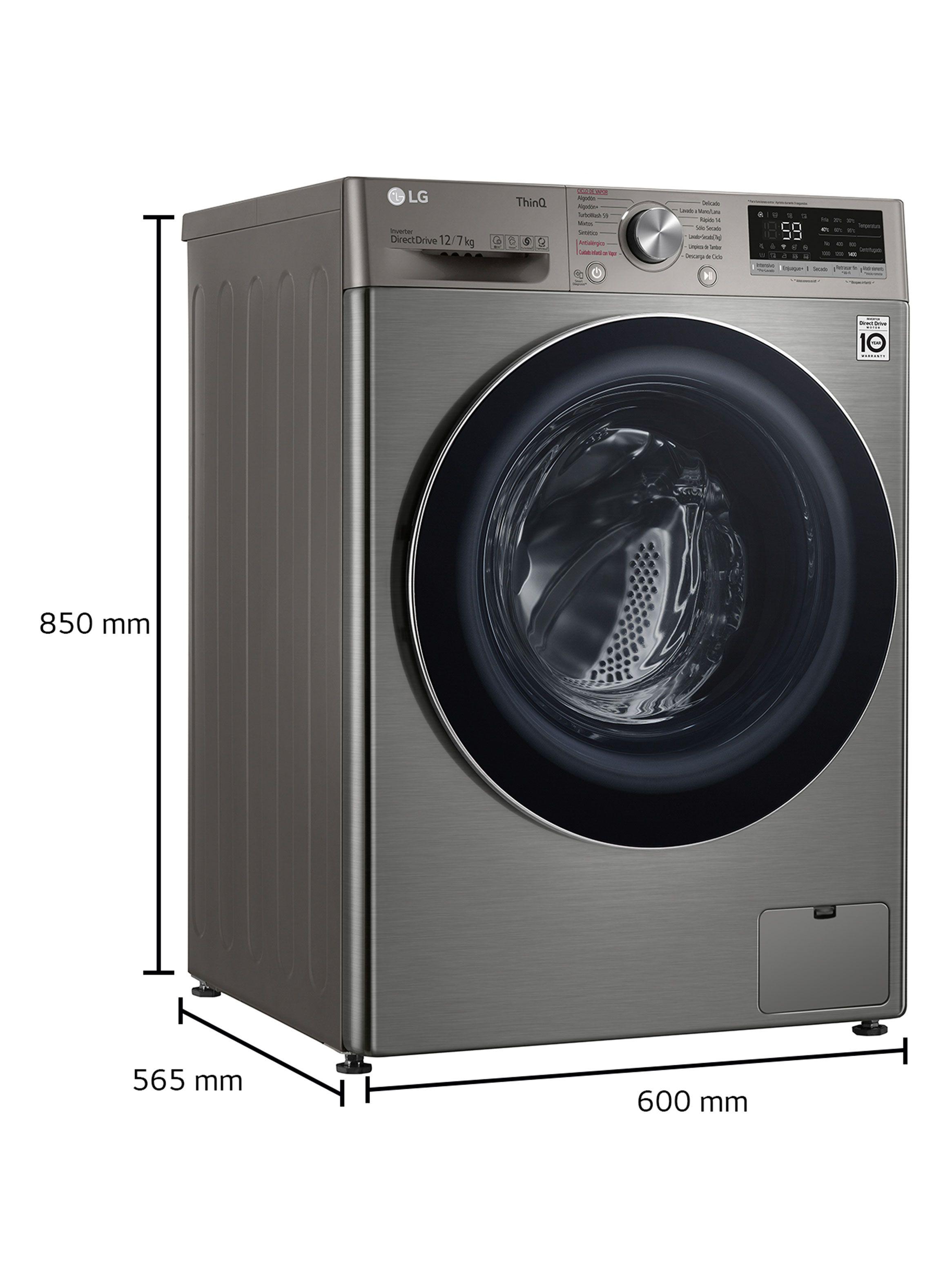 Lavadora-Secadora Carga Frontal 12/7 Kg WD12VVC4S6C-1