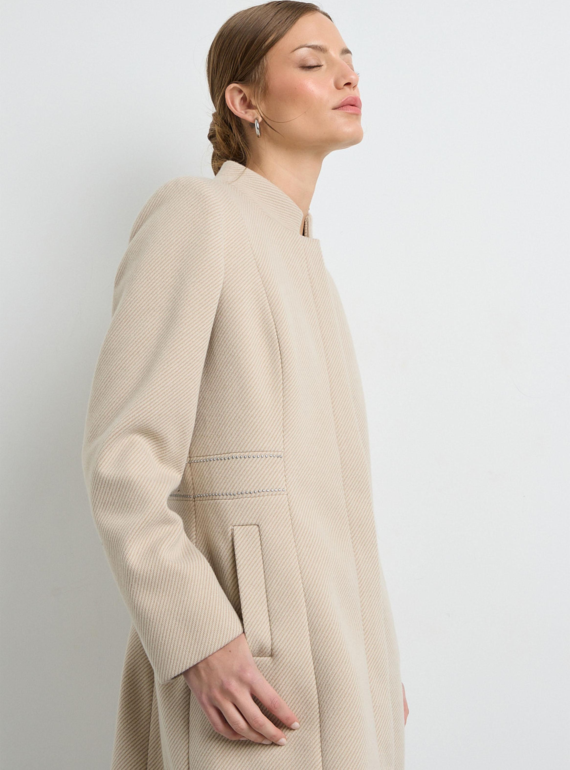 Chaquetón Manga Larga Cream-2