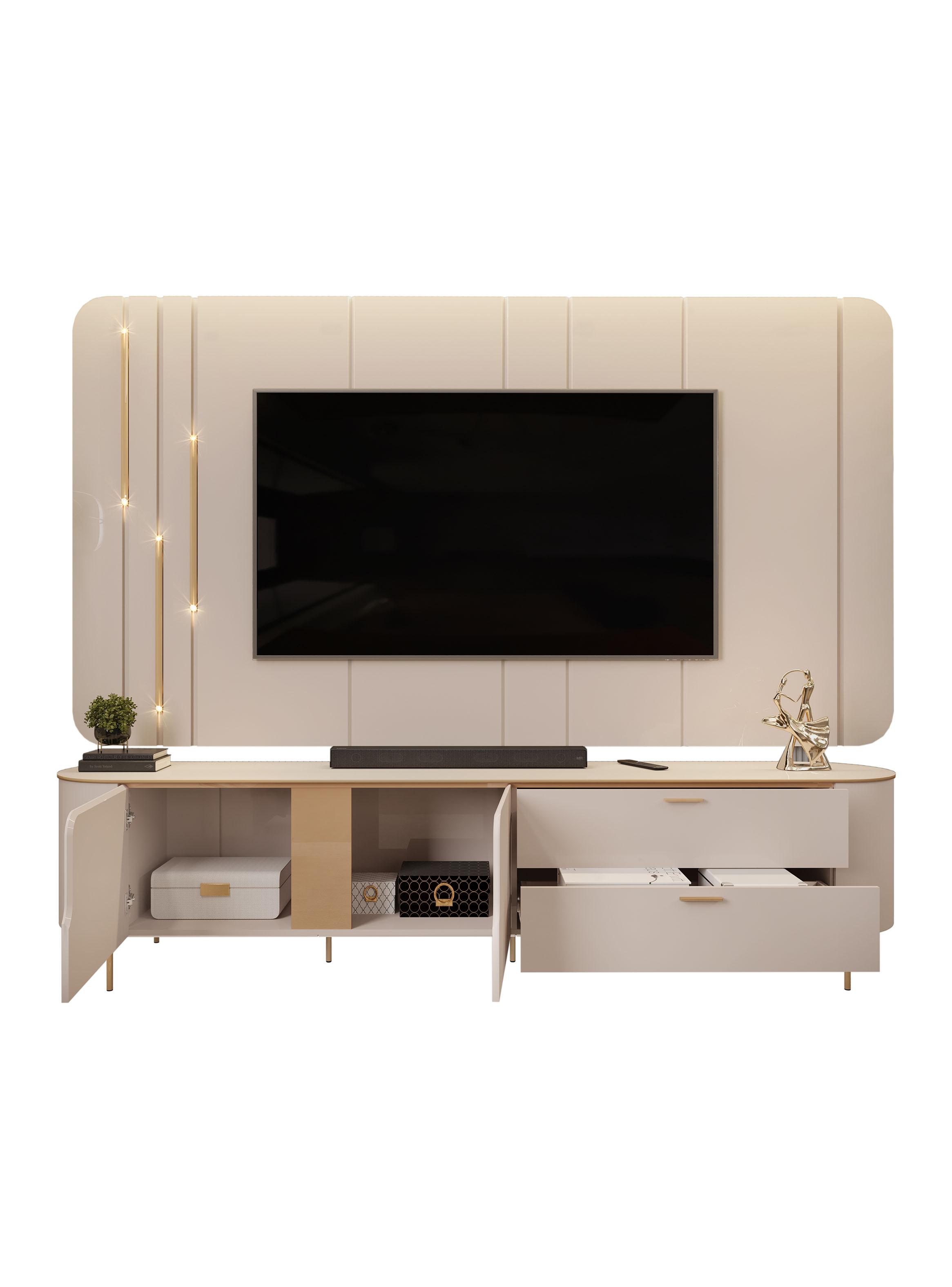 Estante Home Celin 70" 2 Cuerpos 2 Puertas-2