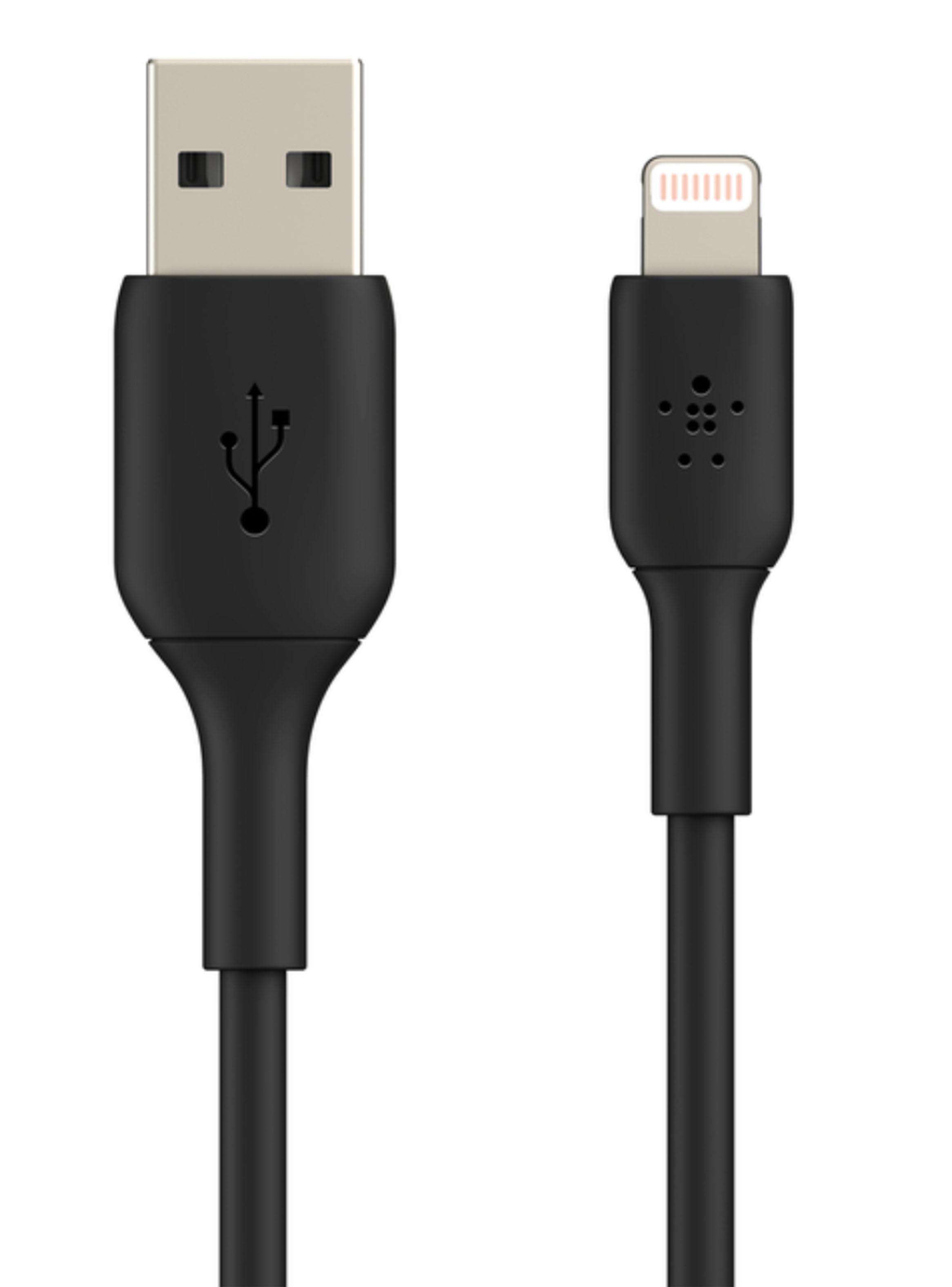 Cable USB-A a USB-C 1m PVC Negro-0