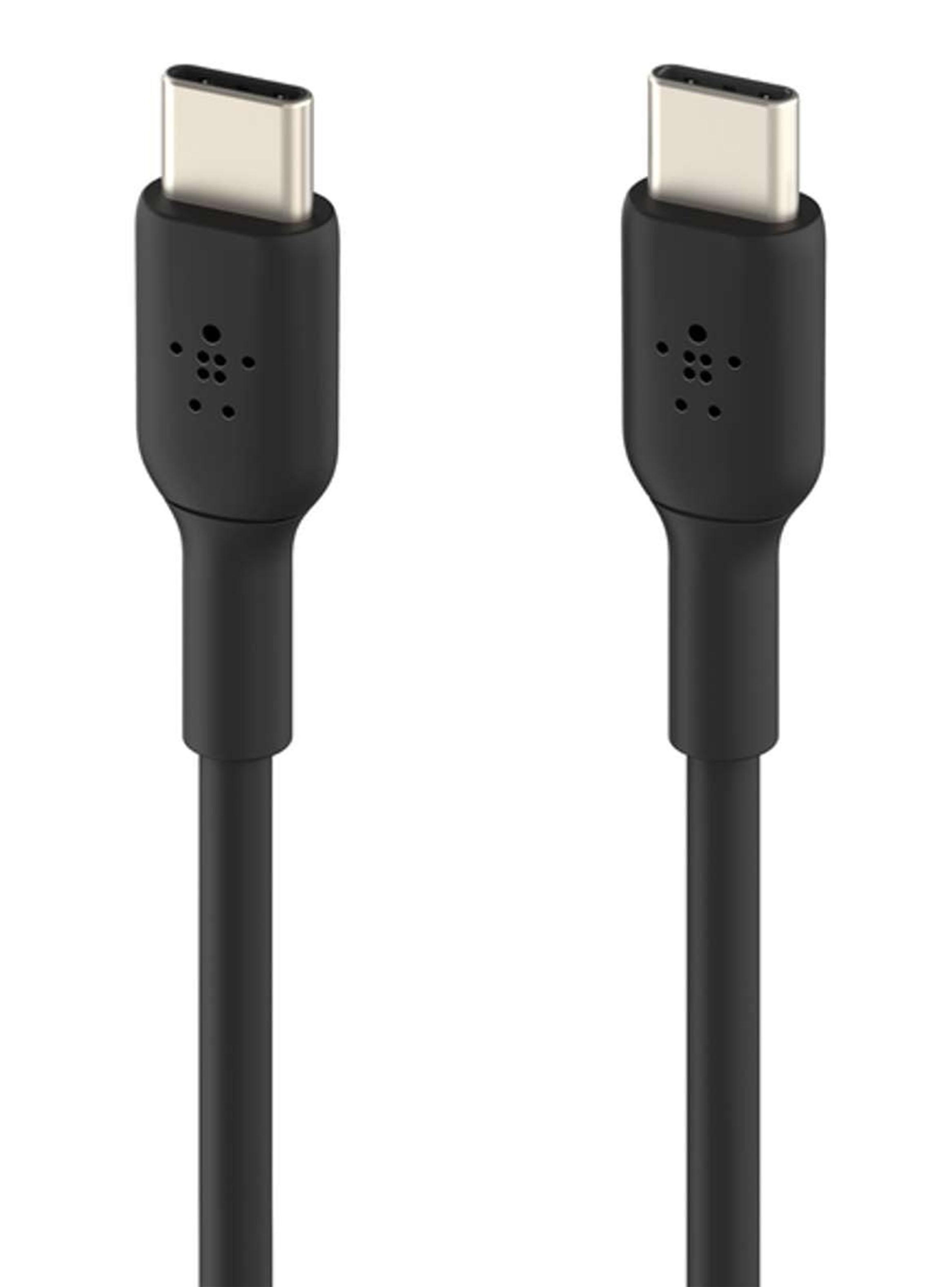 Cable USB-C a USB-C 1m PVC Negro-2