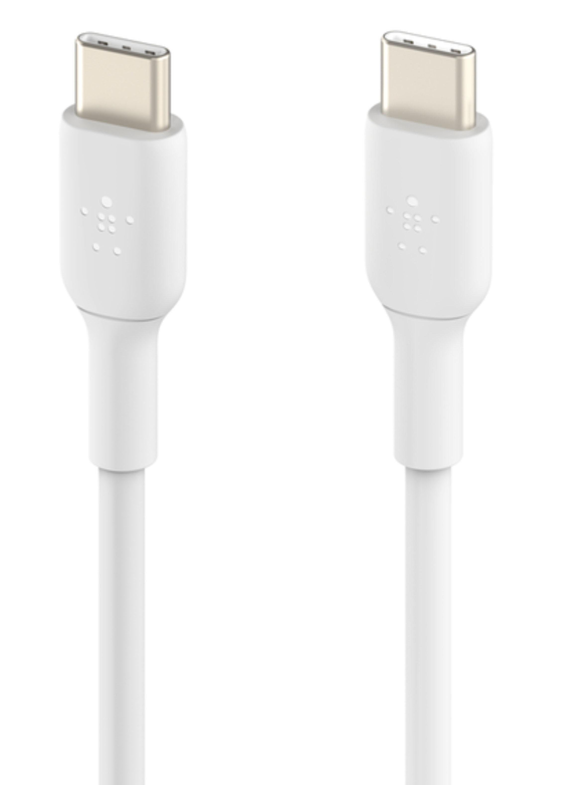 Cable USB-C a USB-C 1 m PVC Blanco-2