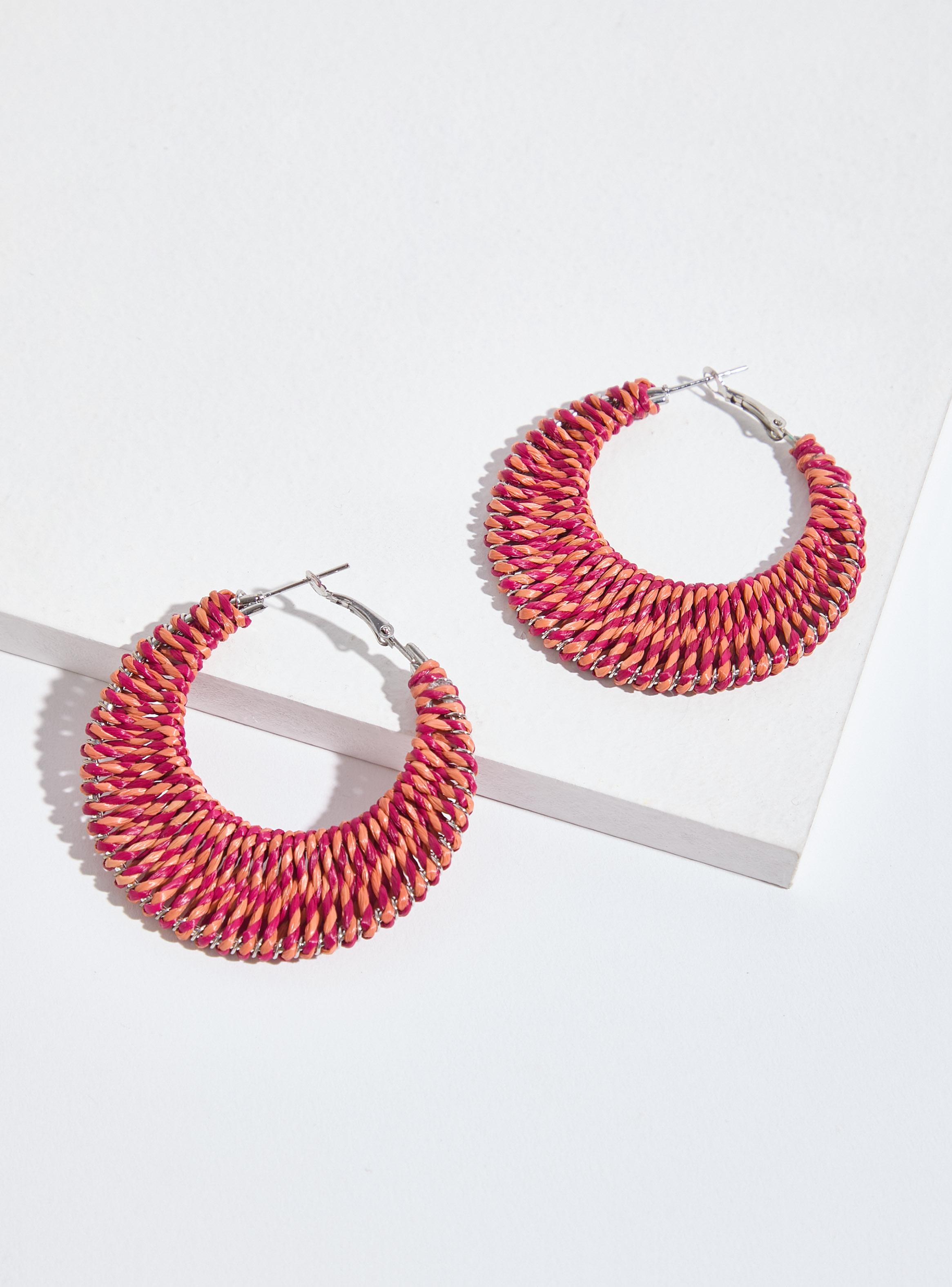 Aros Argollas Tejidas Bitono-2