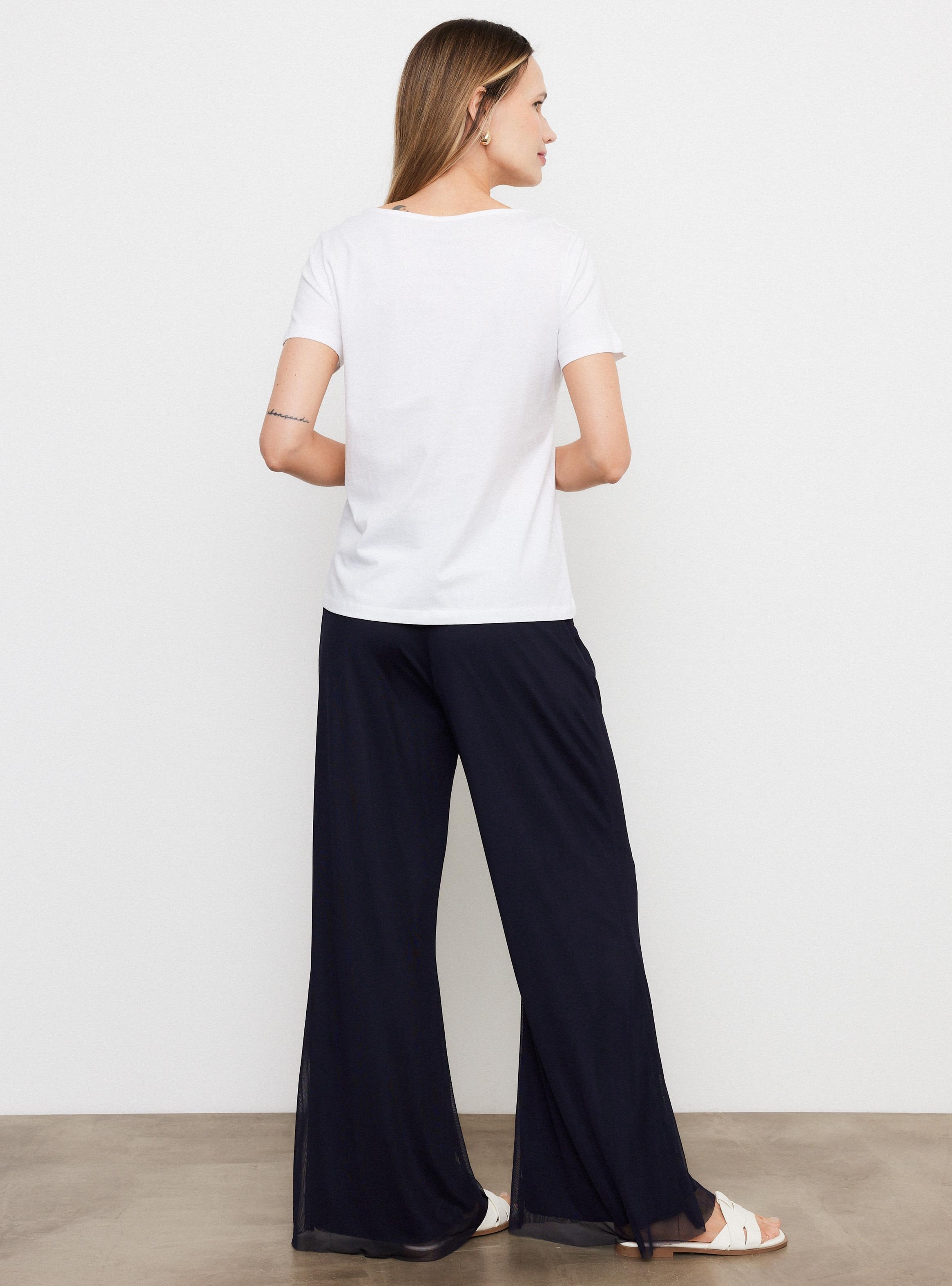 Polera Manga Corta con Estampado Localizado-5