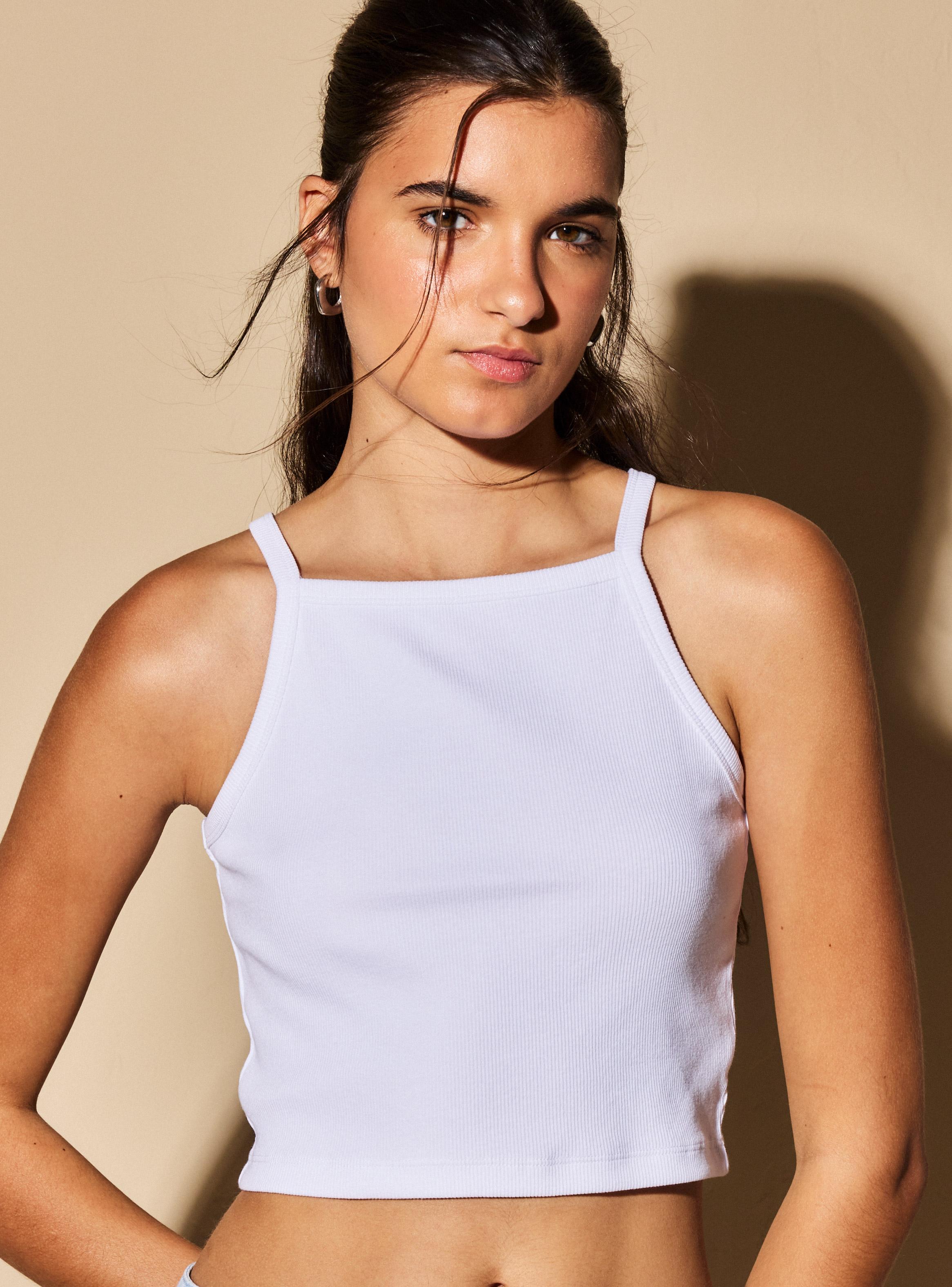 Polera Tank Cuello Halter-2