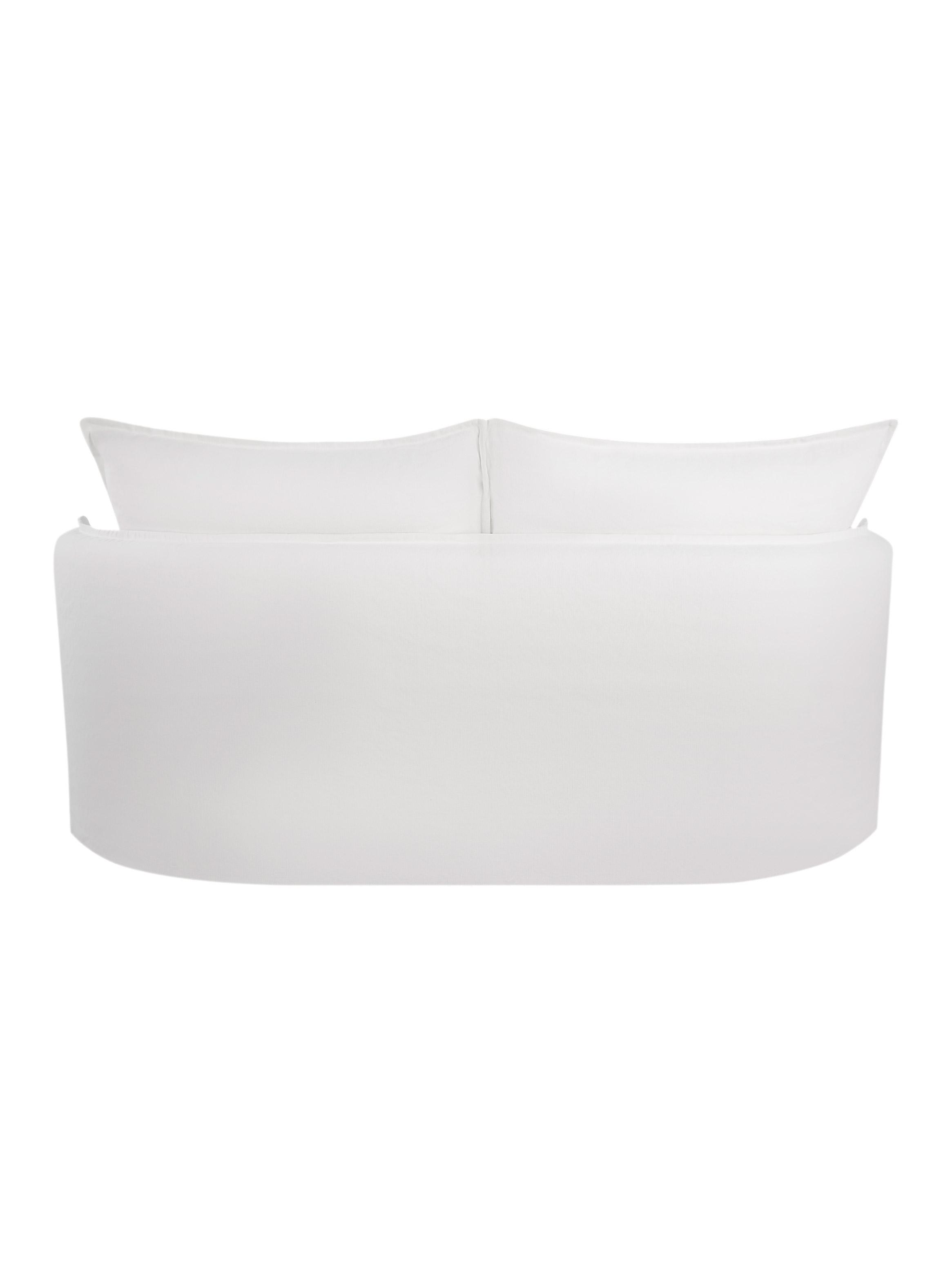 Sofá Curvo Lino 3 Cuerpos-5