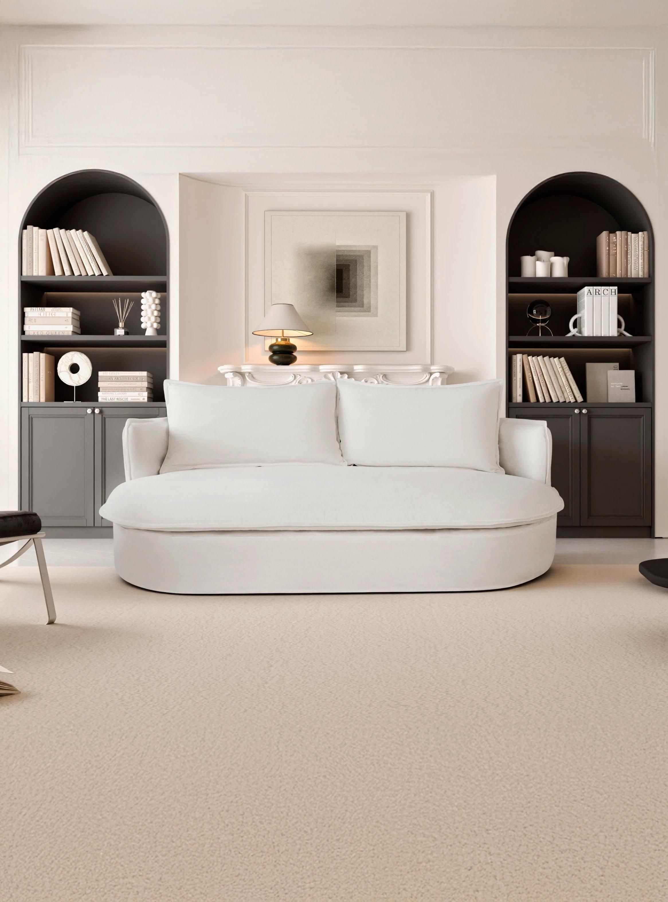 Sofá Curvo Lino 3 Cuerpos-7