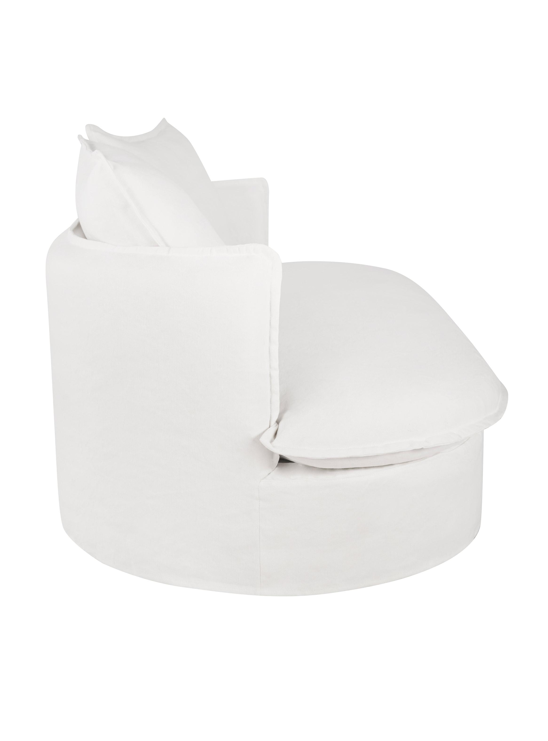 Sofá Curvo Lino 3 Cuerpos-4