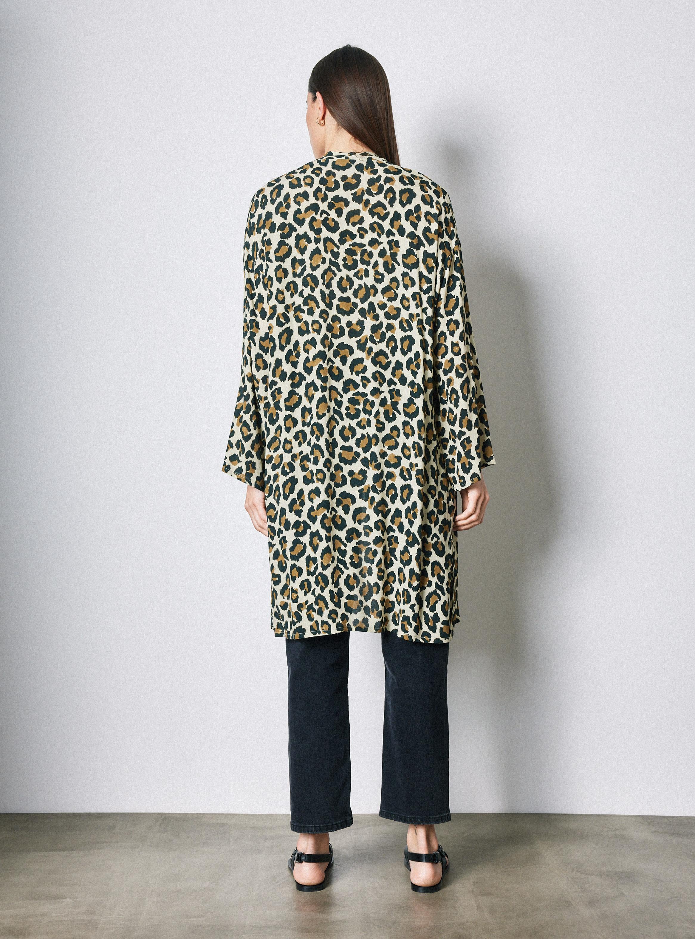 Blusa Kimono Largo Estampado-5